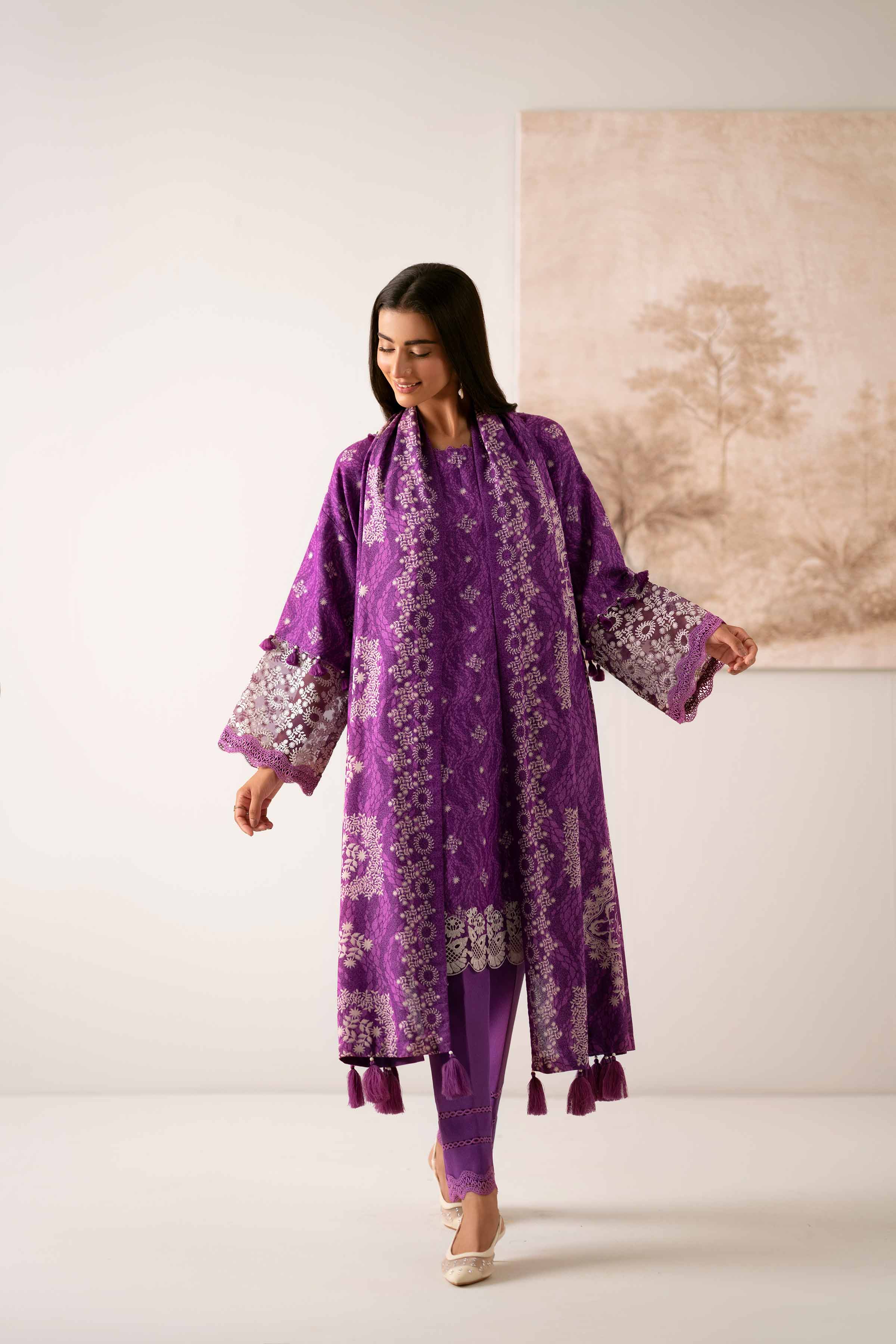 3 Piece - Embroidered Suit - 42502461 for Women - Unstitched Collection | Nishat | Shop Online