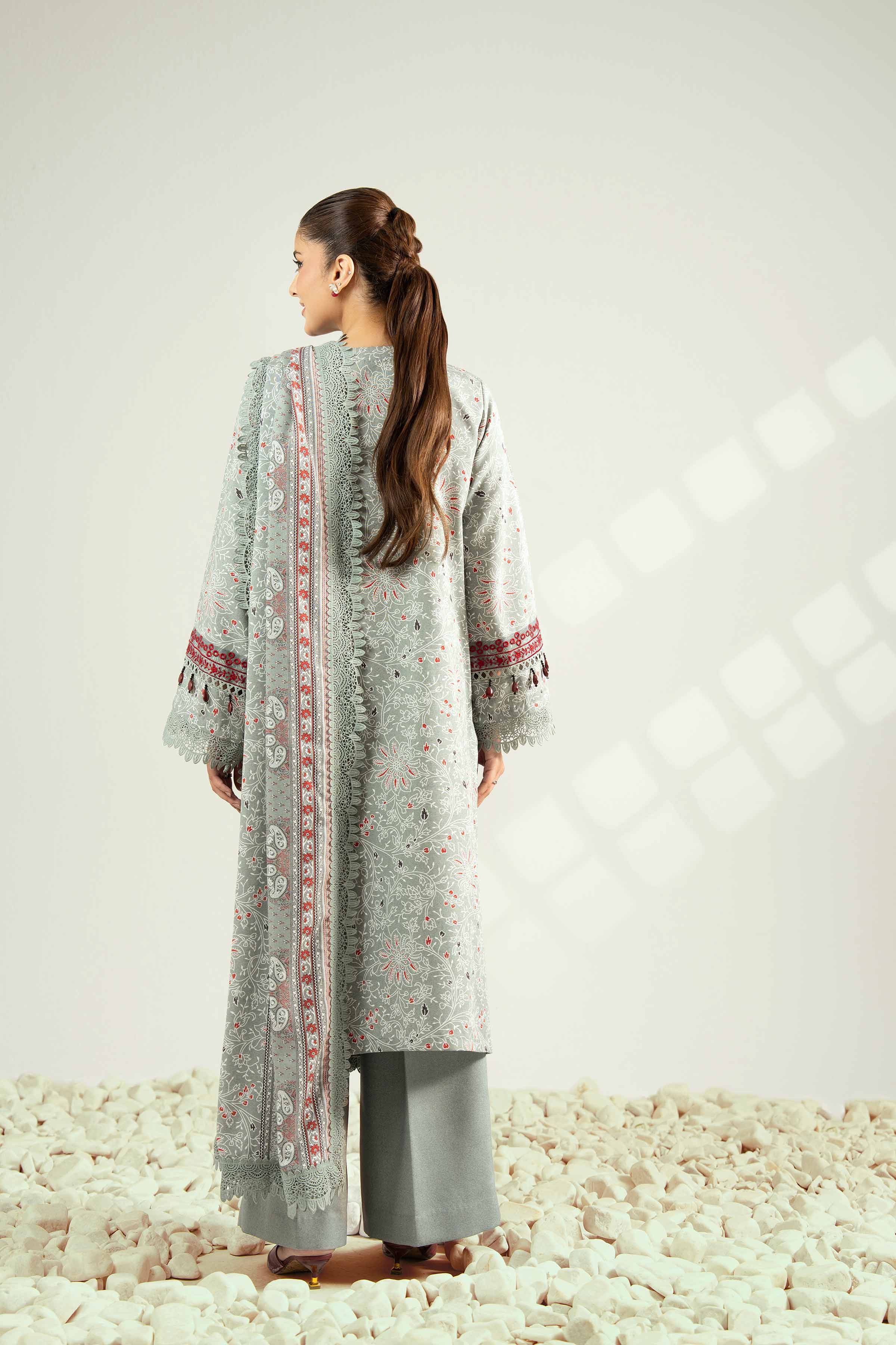 3 Piece - Embroidered Suit - 42502463 for Women - Unstitched Collection | Nishat | Shop Online
