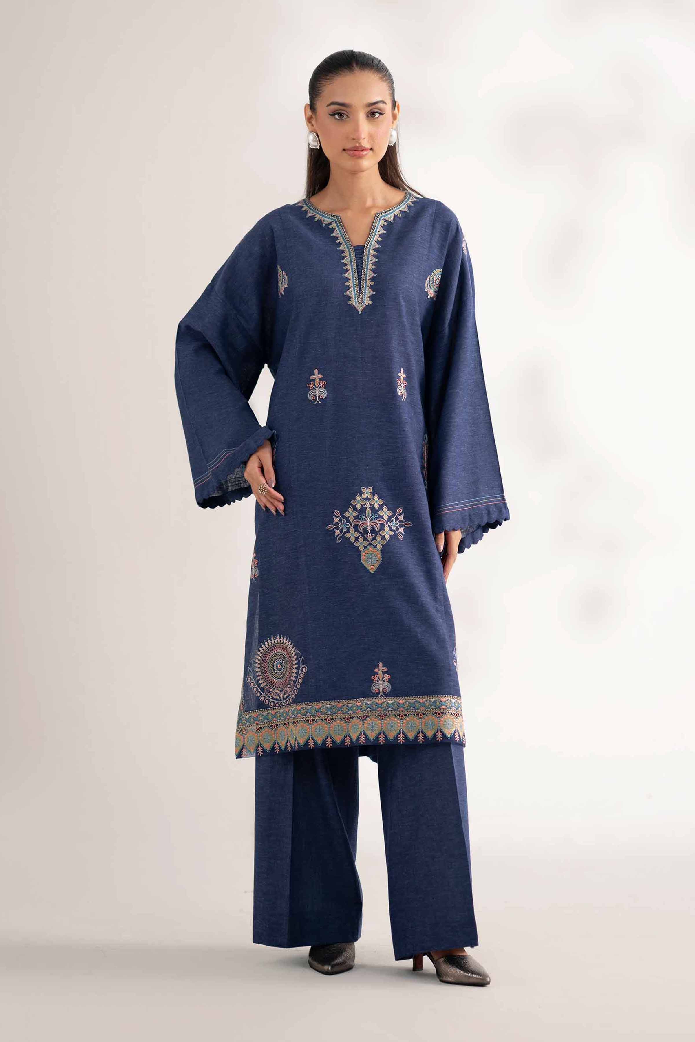 2 Piece - Embroidered Suit - 42502477 for Women - Unstitched Collection | Nishat | Shop Online