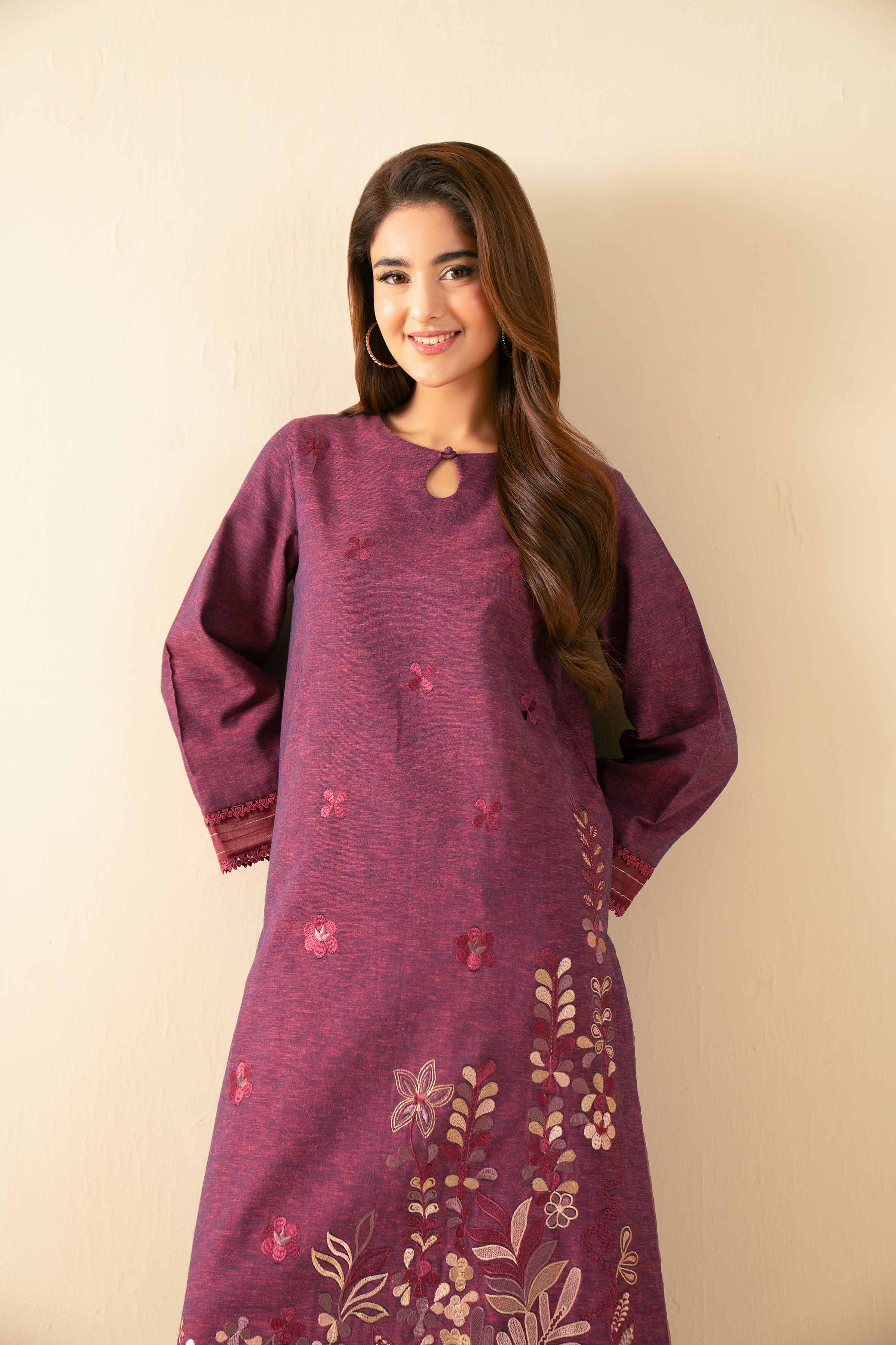 2 Piece - Embroidered Suit - 42502478 for Women - Unstitched Collection | Nishat | Shop Online