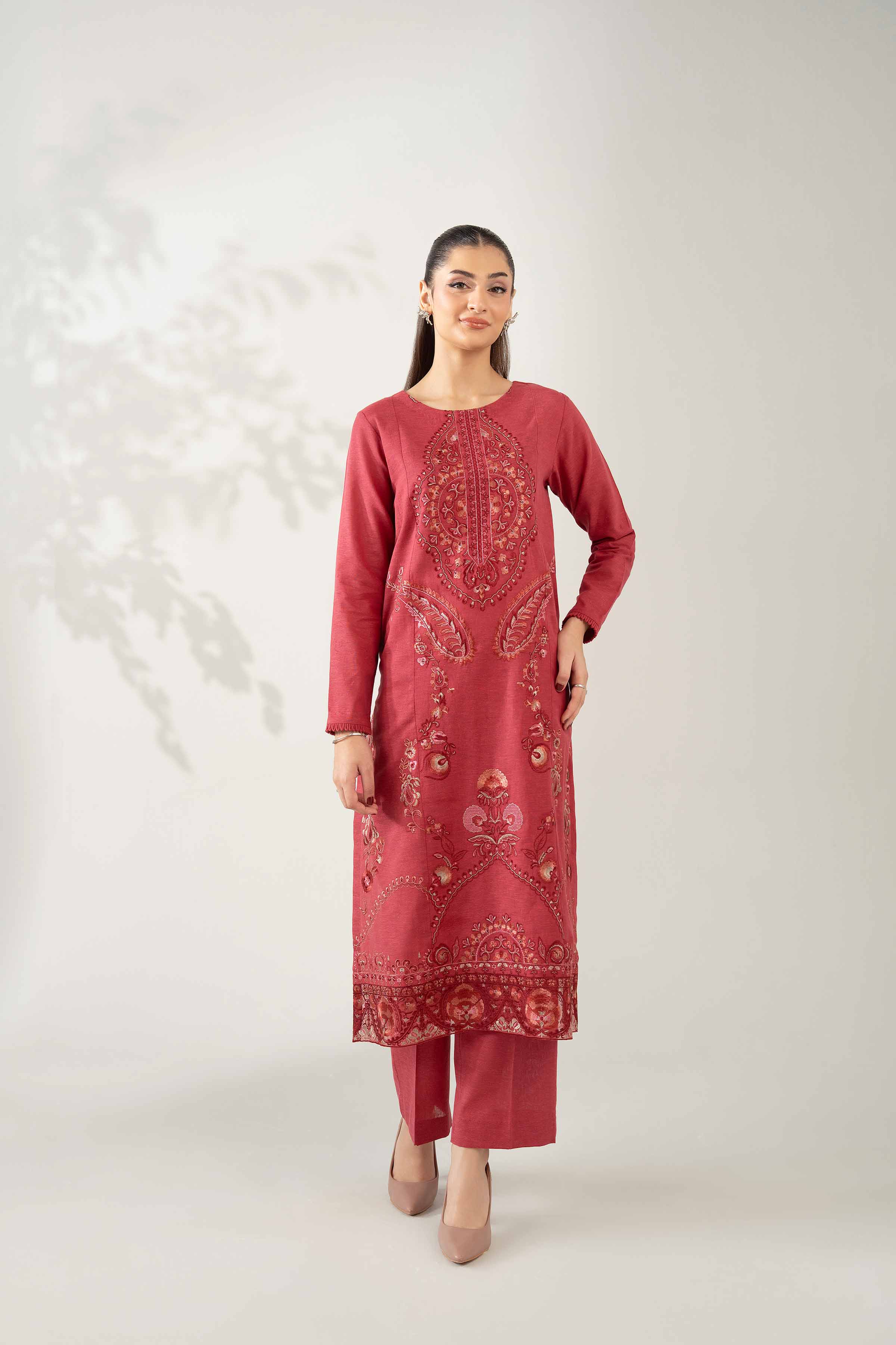 2 Piece - Embroidered Suit - 42502479 for Women - Unstitched Collection | Nishat | Shop Online
