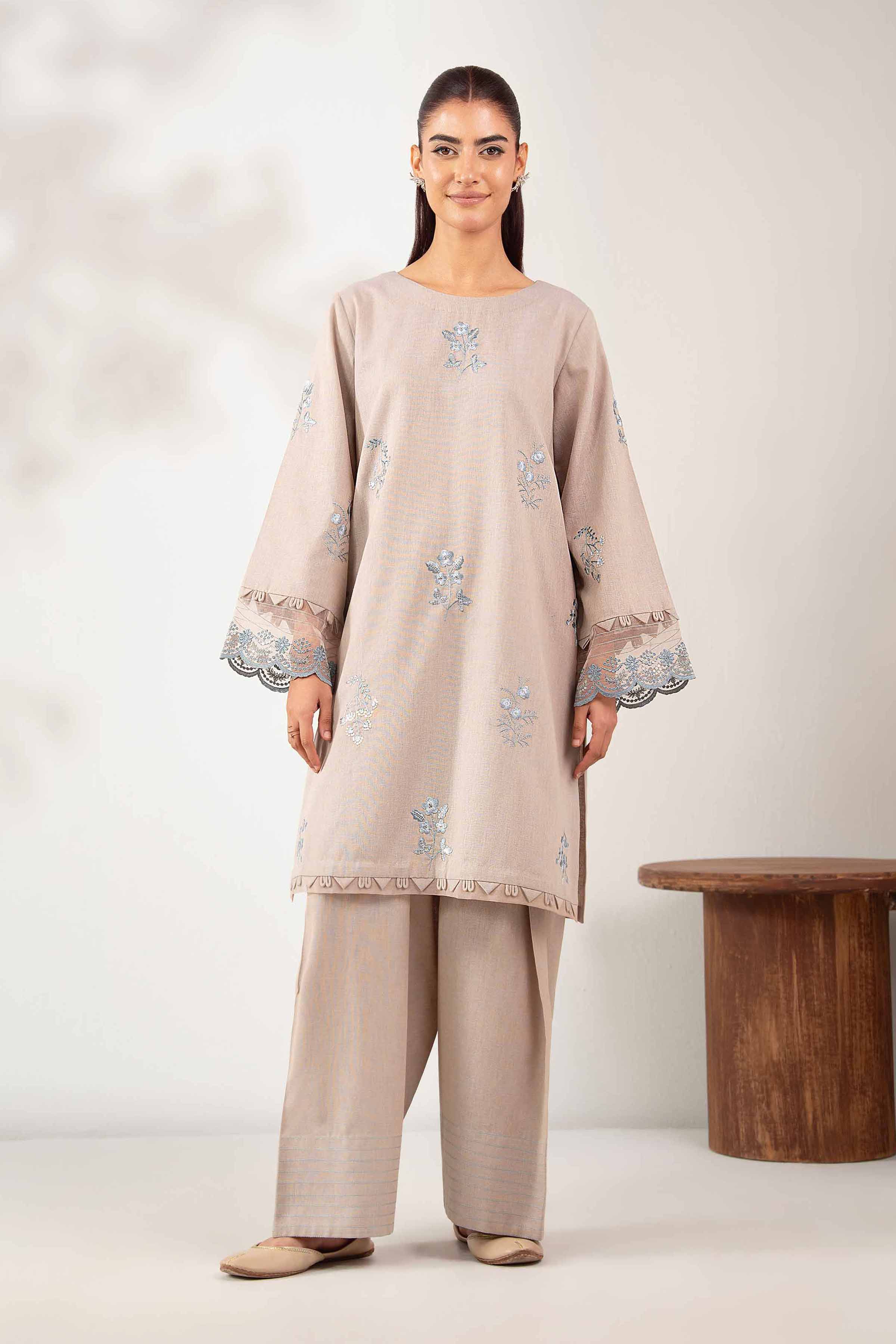 2 Piece - Embroidered Suit - 42502480 for Women - Unstitched Collection | Nishat | Shop Online