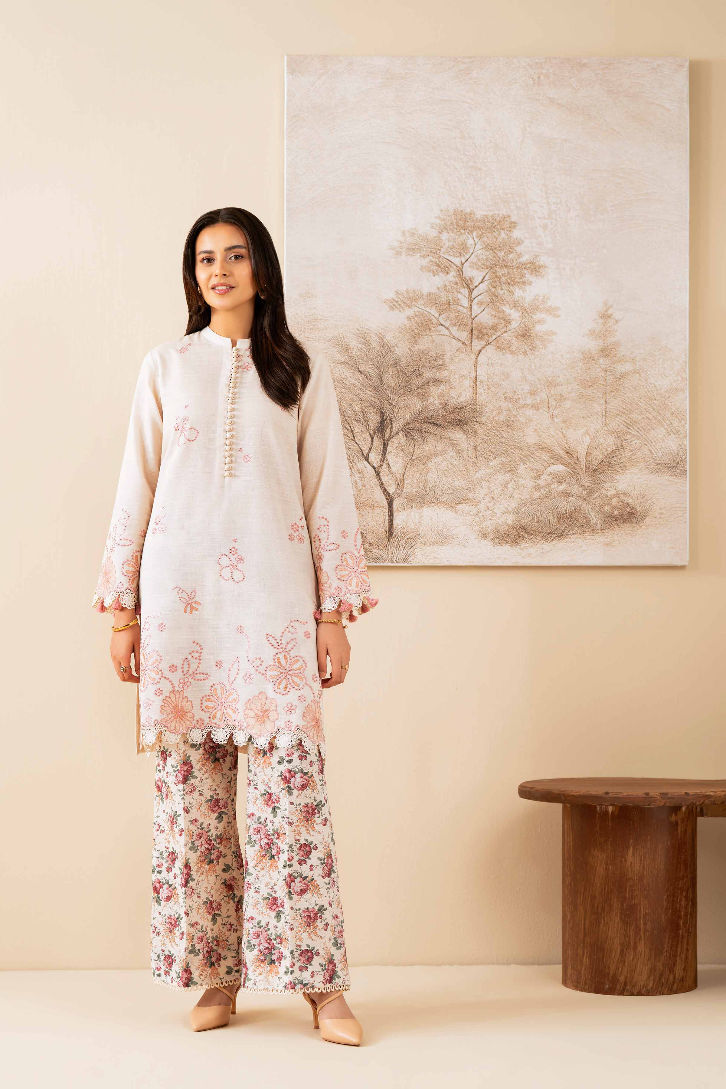2 Piece - Embroidered Suit - 42502484 for Women - Unstitched Collection | Nishat | Shop Online
