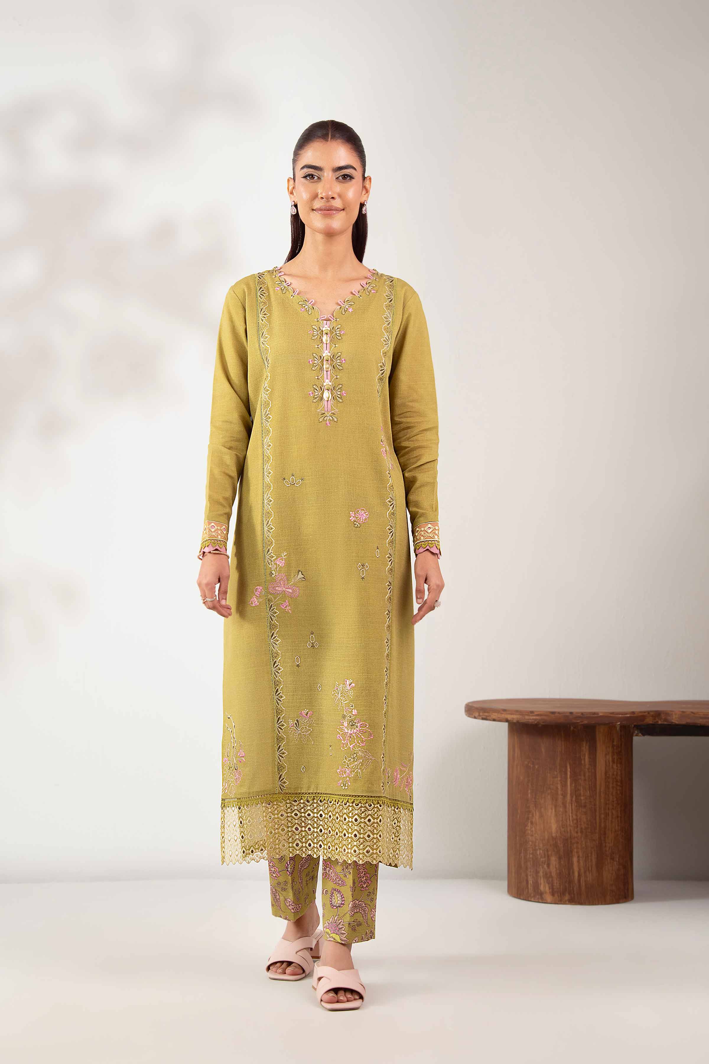 2 Piece - Printed Embroidered Suit - 42502487 for Women - Unstitched Collection | Nishat | Shop Online