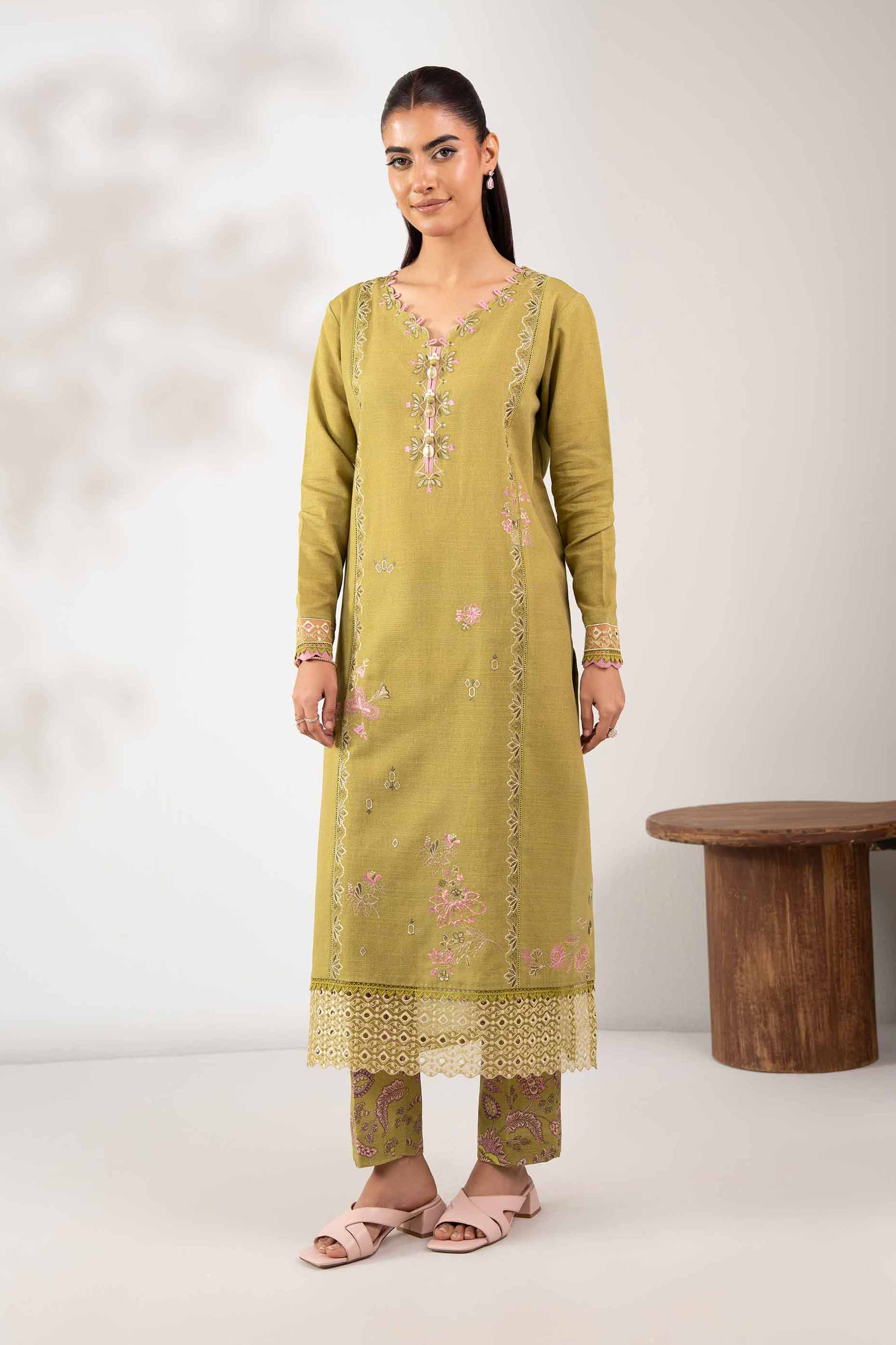 2 Piece - Printed Embroidered Suit - 42502487 for Women - Unstitched Collection | Nishat | Shop Online