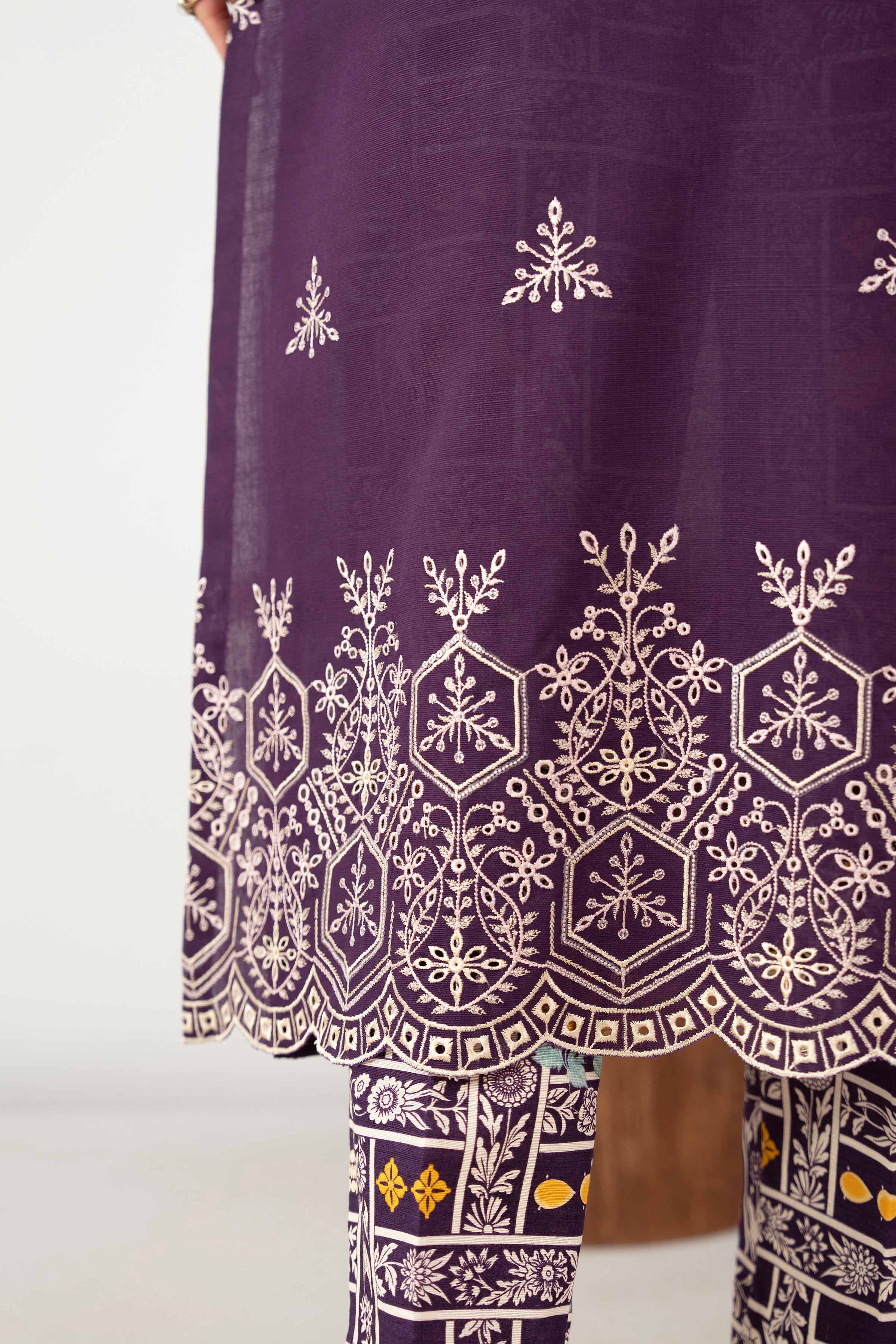 2 Piece - Printed Embroidered Suit - 42502490 for Women - Unstitched Collection | Nishat | Shop Online