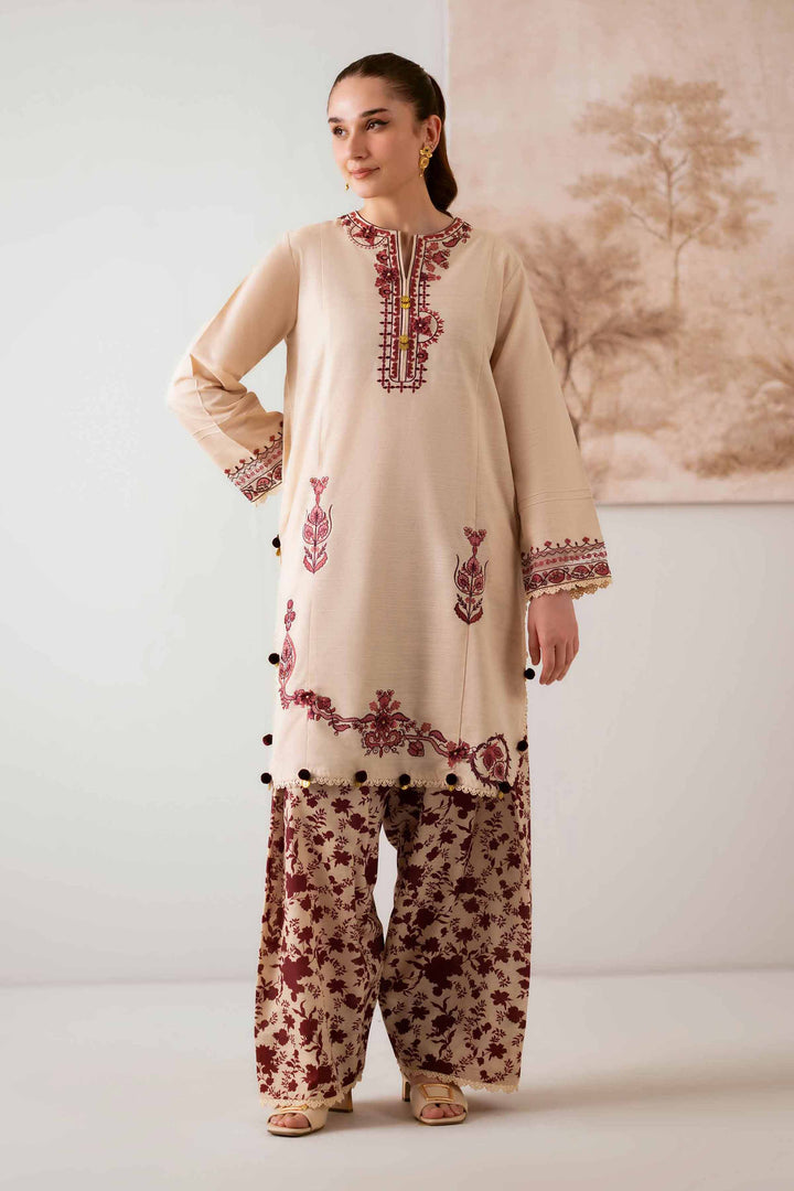 2 Piece - Printed Embroidered Suit - 42502493 for Women - Unstitched Collection | Nishat | Shop Online