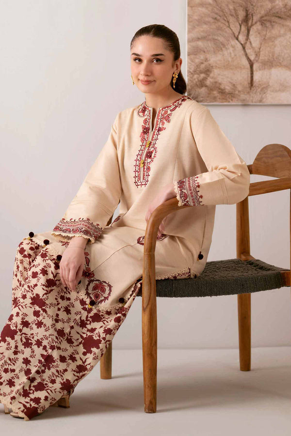 2 Piece - Printed Embroidered Suit - 42502493 for Women - Unstitched Collection | Nishat | Shop Online