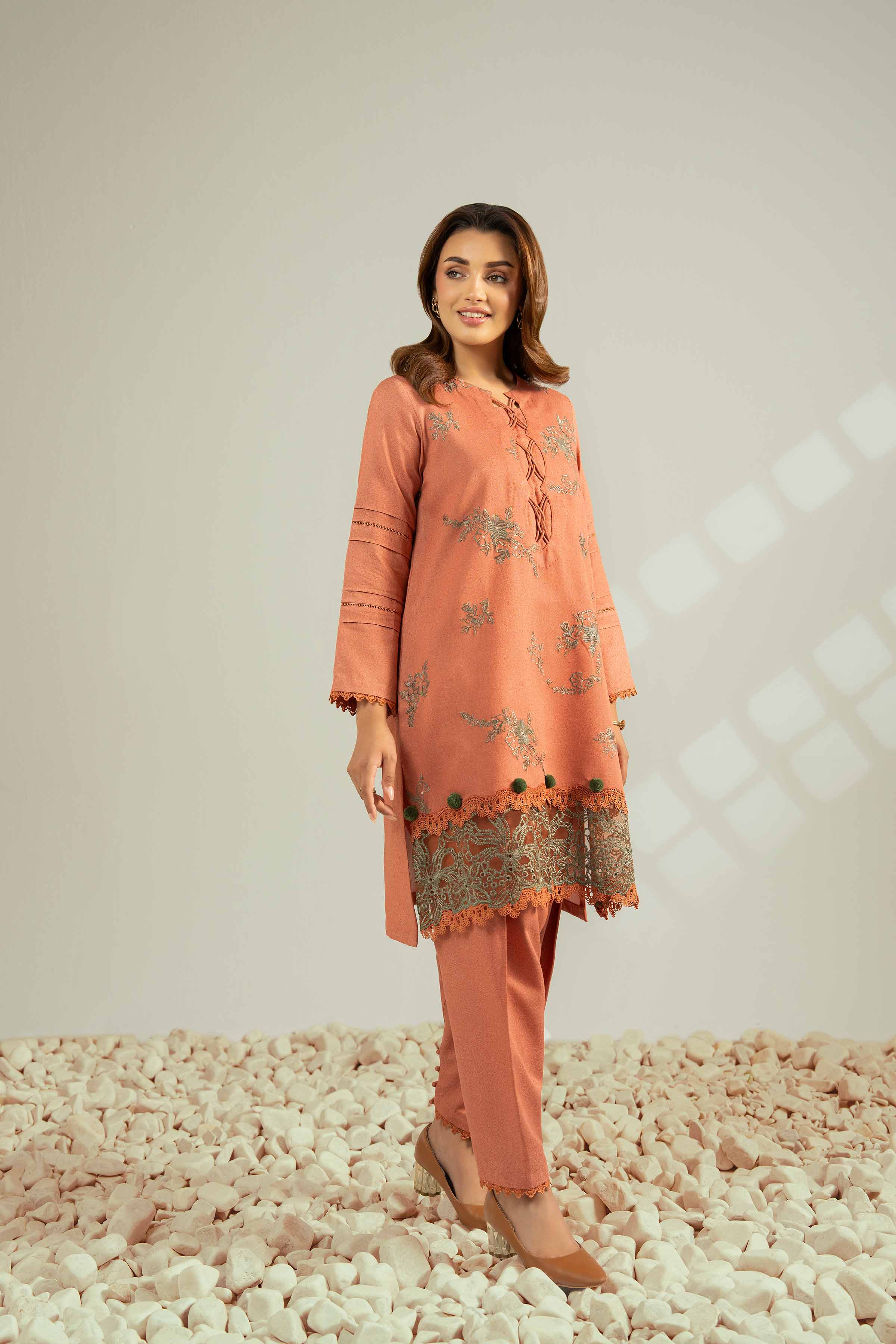 2 Piece - Embroidered Suit - 42502504 for Women - Unstitched Collection | Nishat | Shop Online