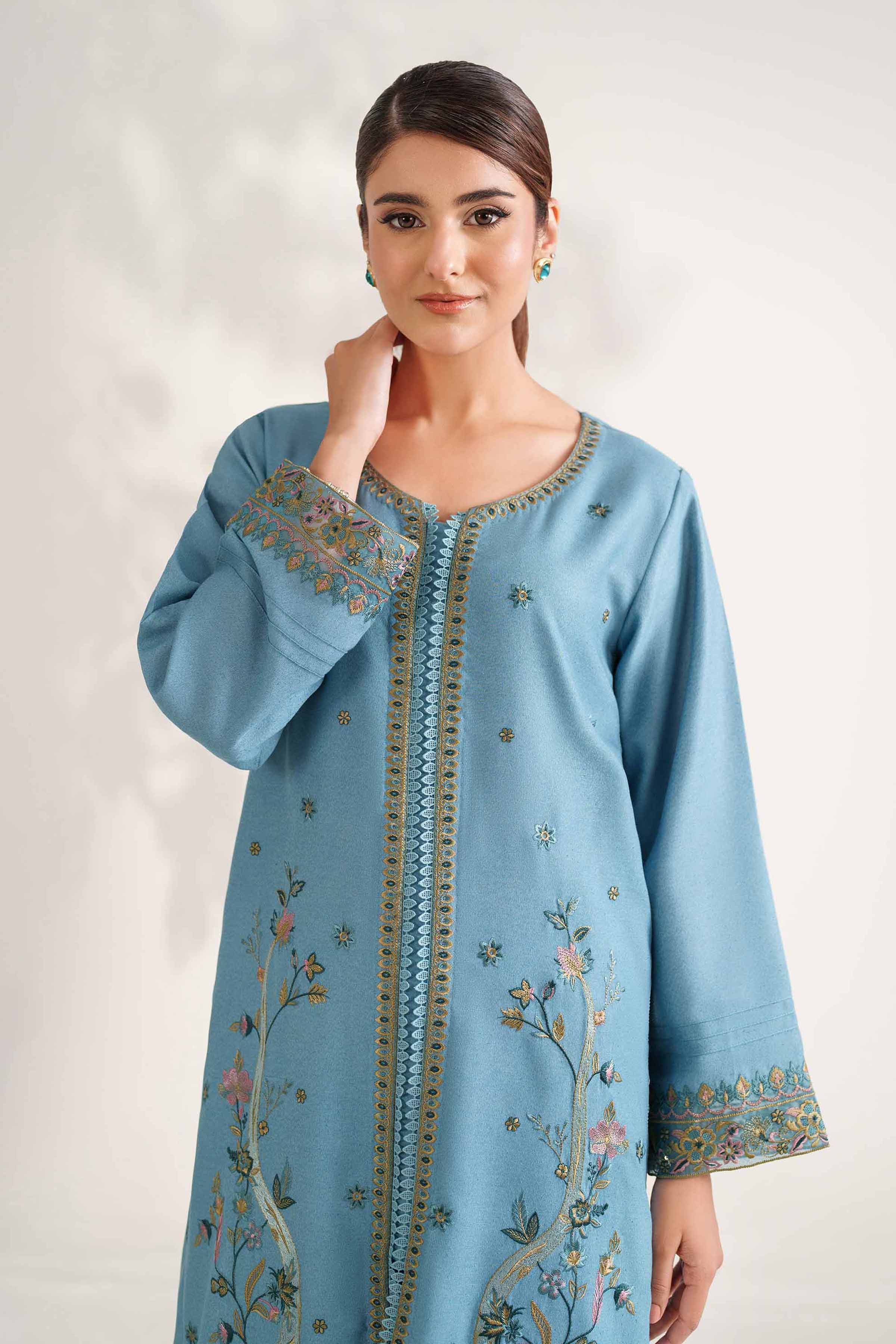 2 Piece - Embroidered Suit - 42502505 for Women - Unstitched Collection | Nishat | Shop Online
