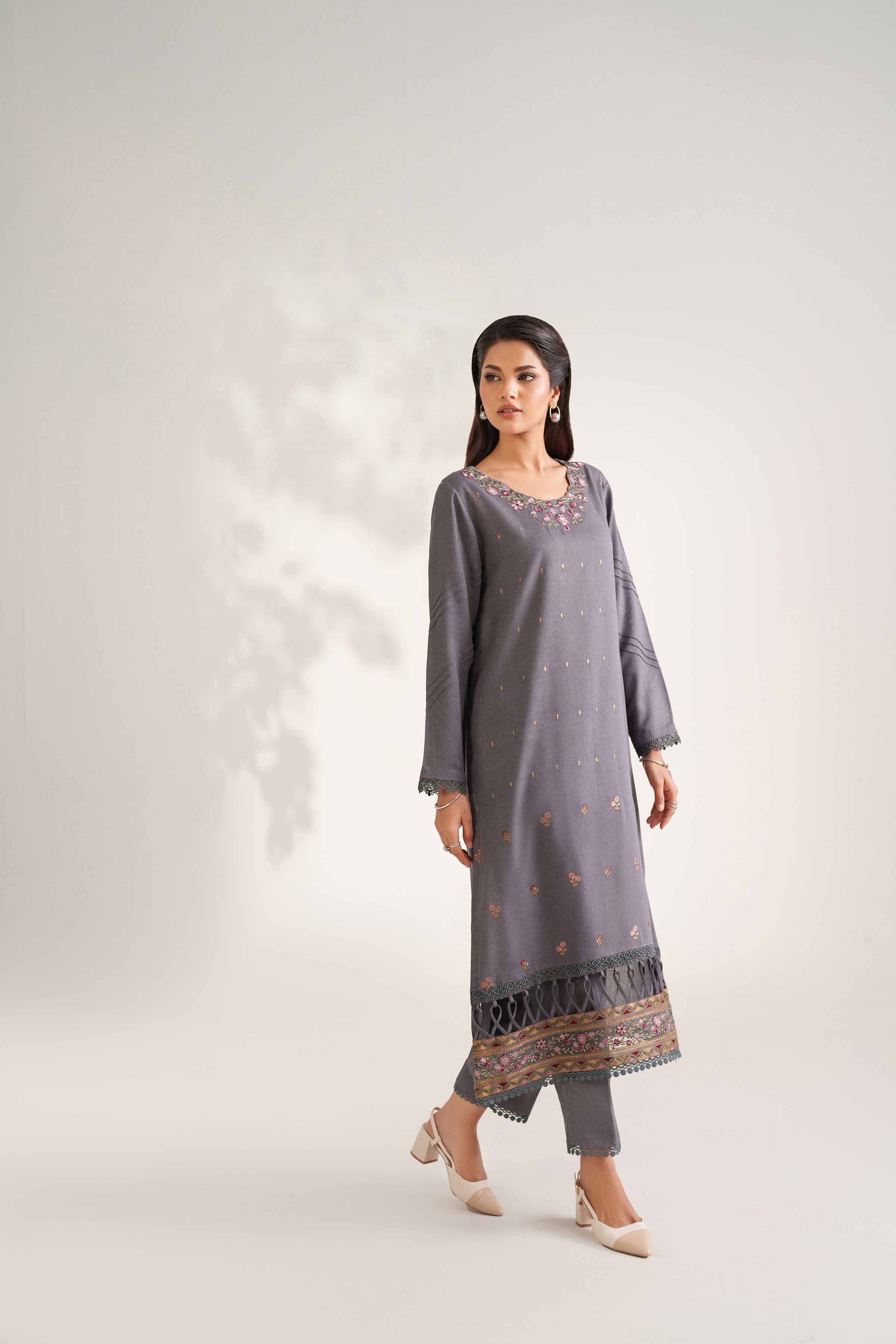 2 Piece - Embroidered Suit - 42502508 for Women - Unstitched Collection | Nishat | Shop Online