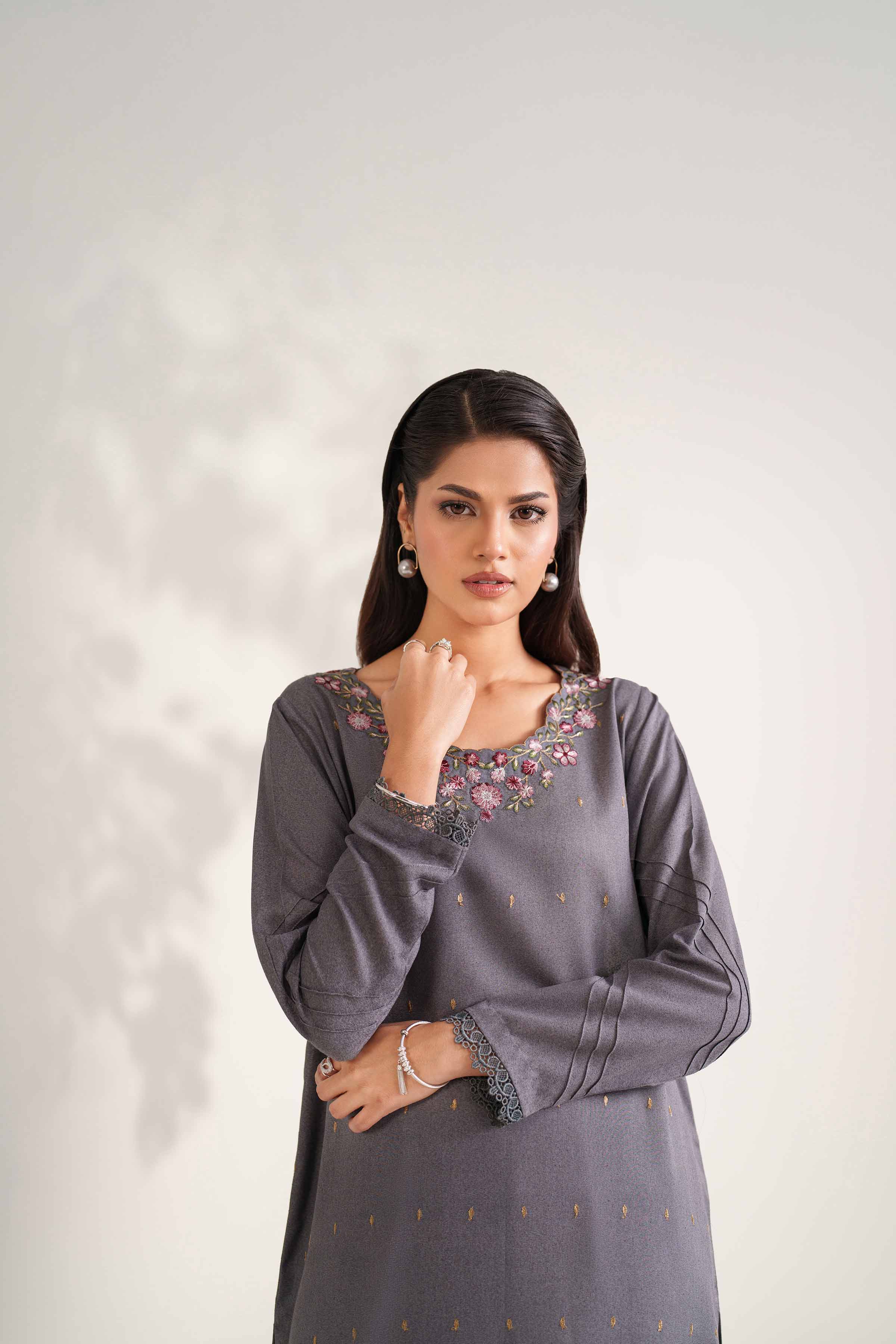 2 Piece - Embroidered Suit - 42502508 for Women - Unstitched Collection | Nishat | Shop Online