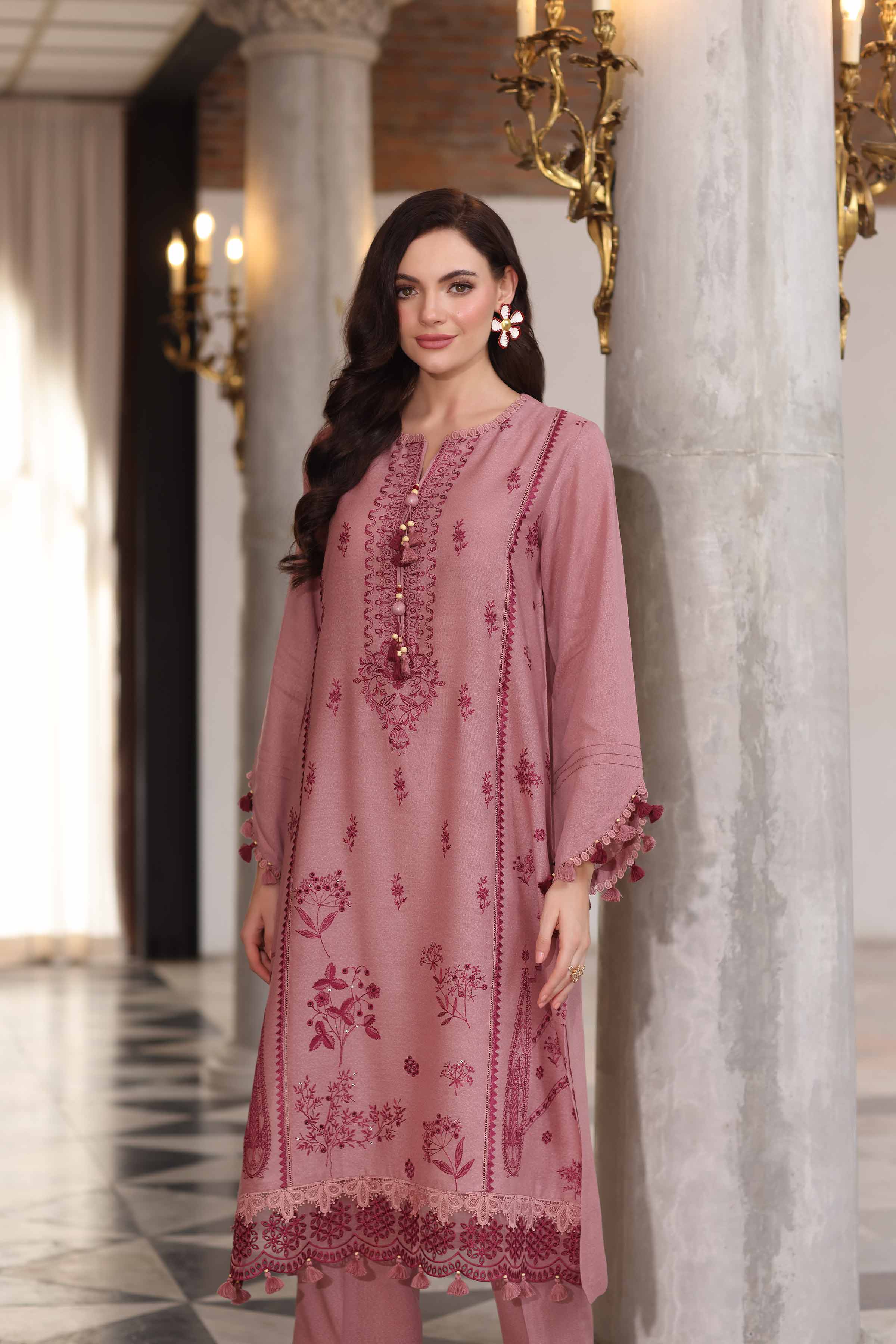 2 Piece - Embroidered Suit - 42502509 for Women - Unstitched Collection | Nishat | Shop Online