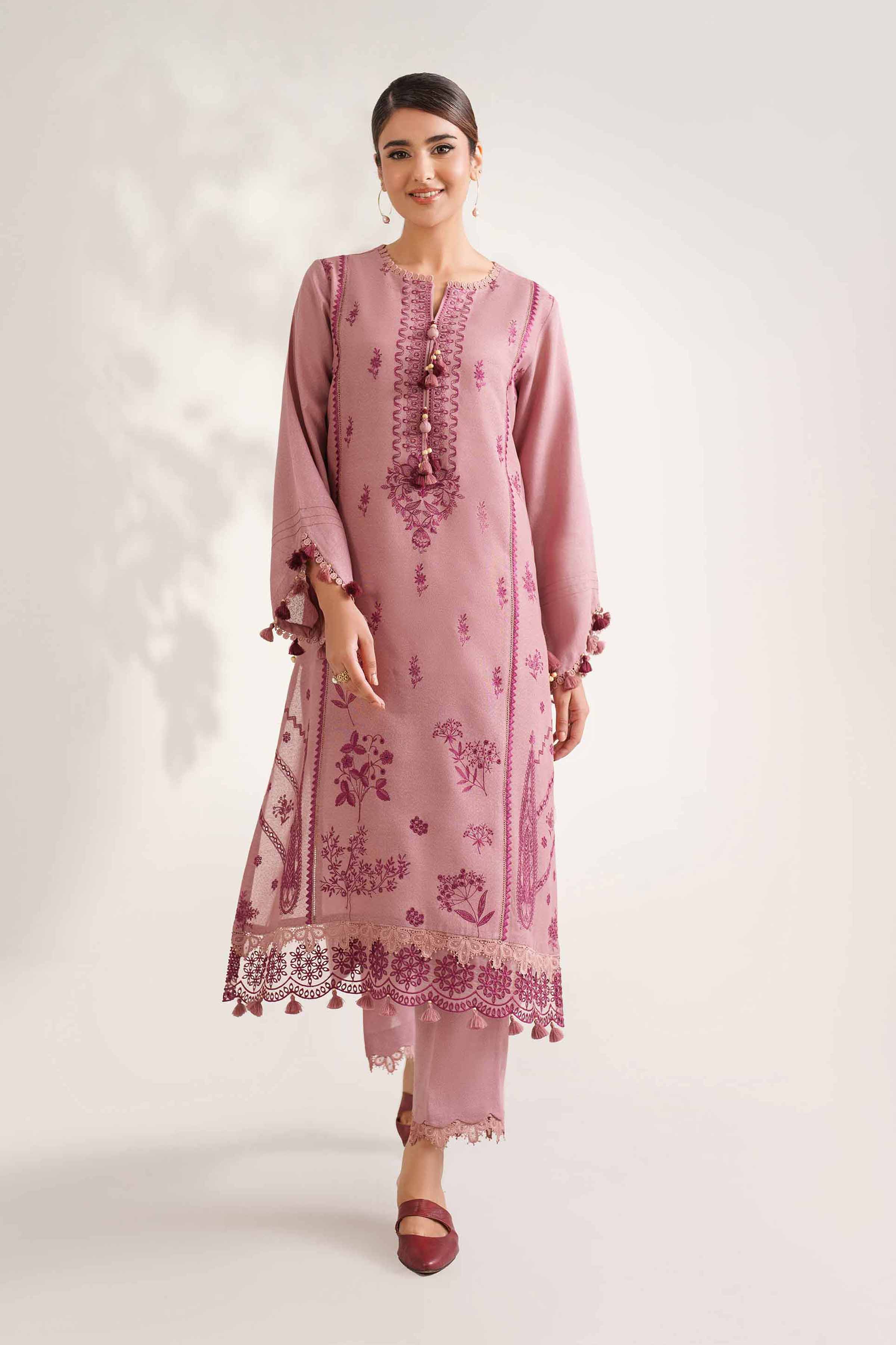2 Piece - Embroidered Suit - 42502509 for Women - Unstitched Collection | Nishat | Shop Online