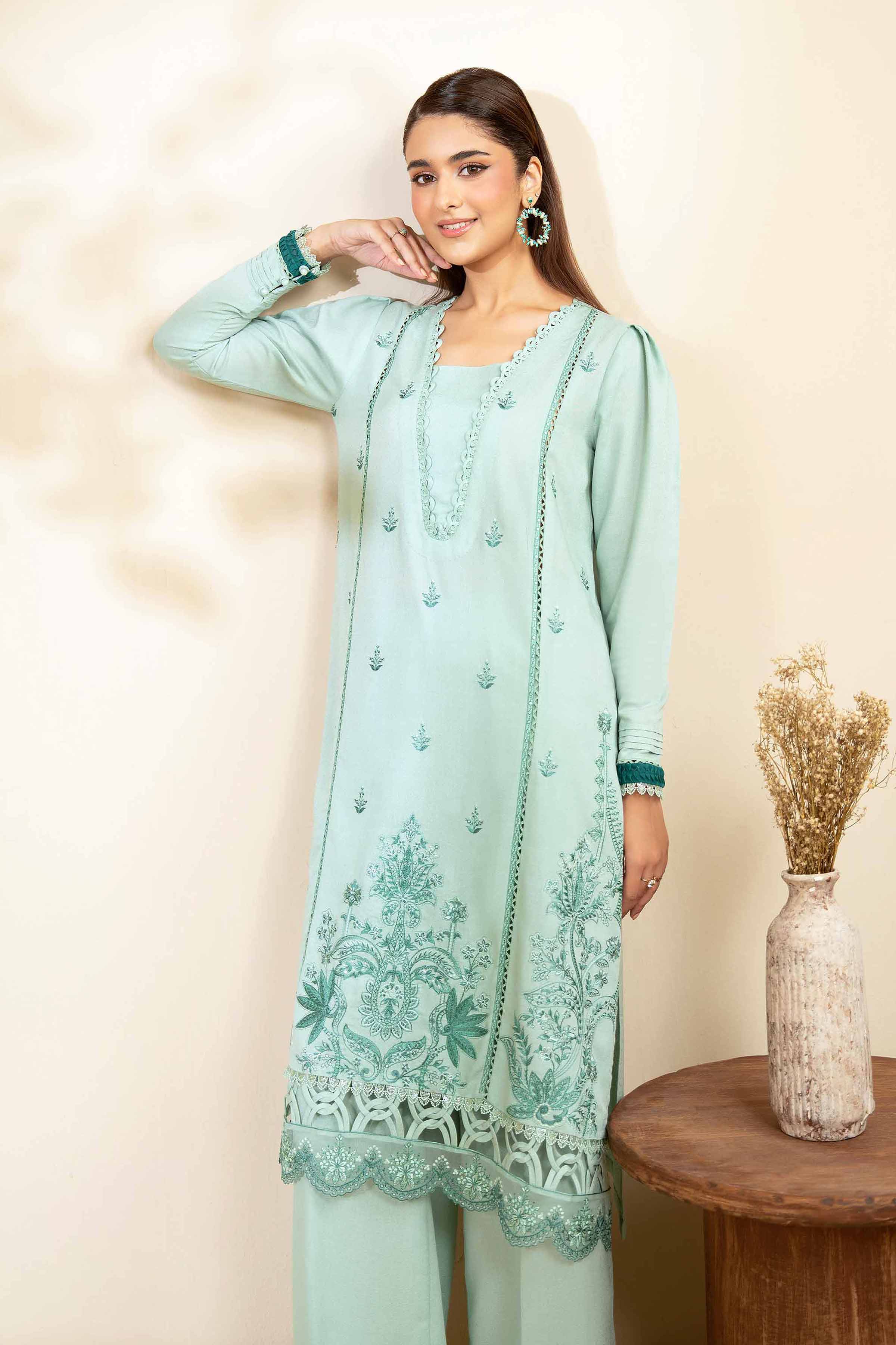2 Piece - Embroidered Suit - 42502513 for Women - Unstitched Collection | Nishat | Shop Online