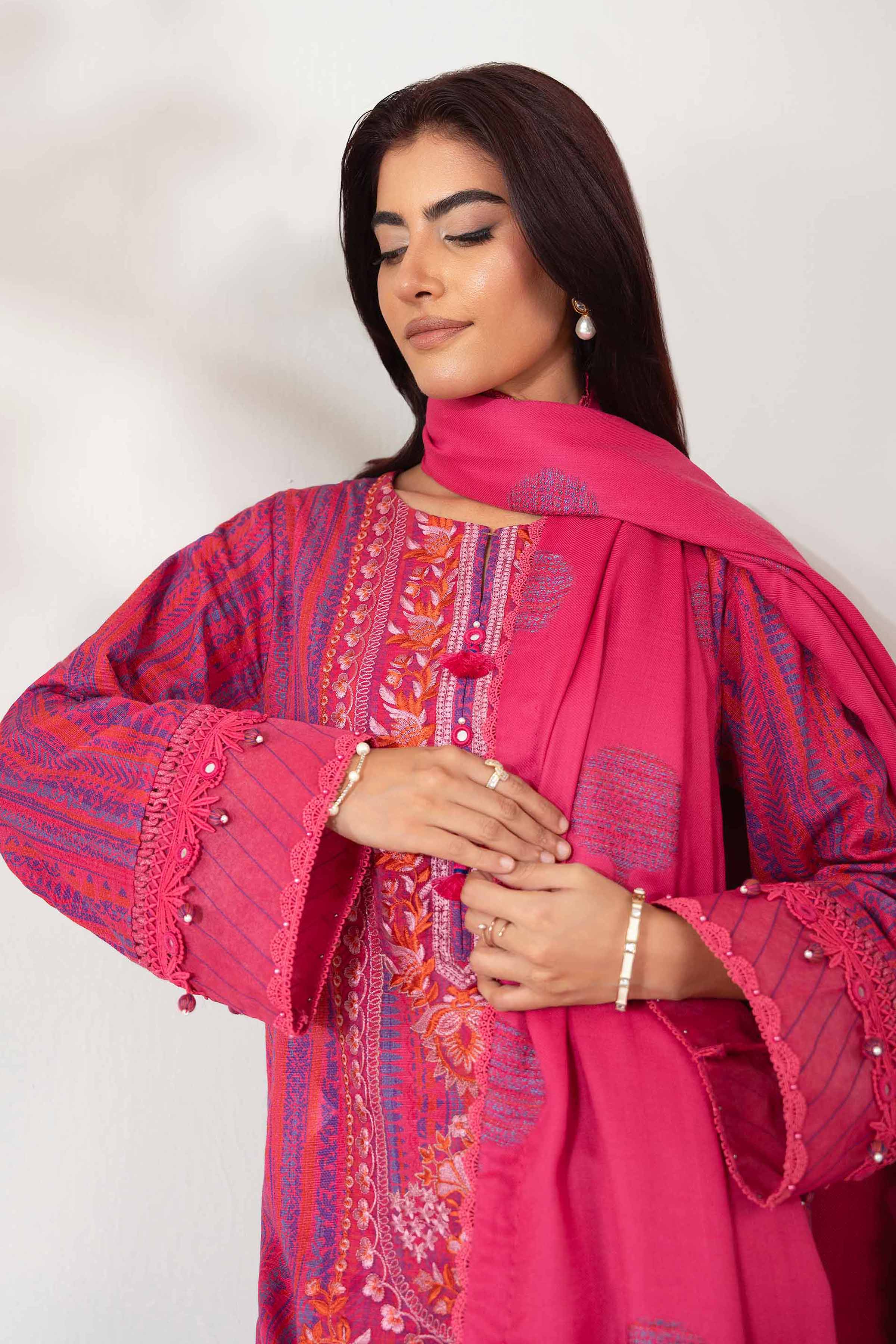 3 Piece - Printed Embroidered Suit - 42502517 for Women - Unstitched Collection | Nishat | Shop Online