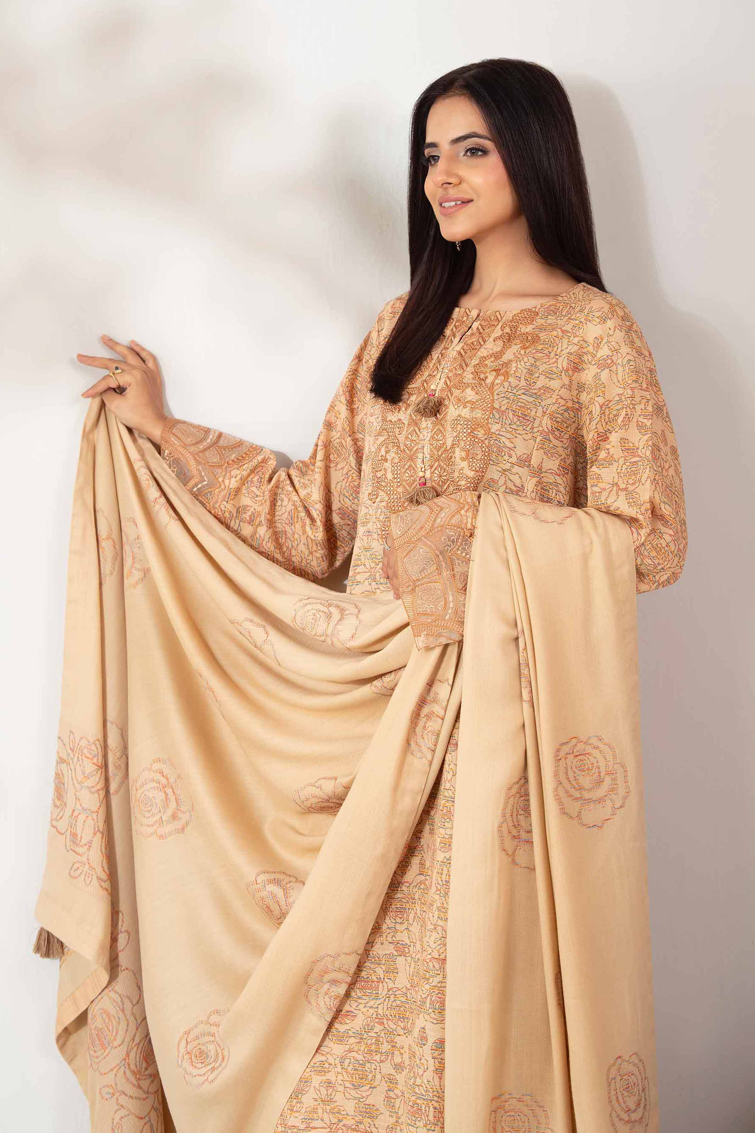 3 Piece - Printed Embroidered Suit - 42502518 for Women - Unstitched Collection | Nishat | Shop Online