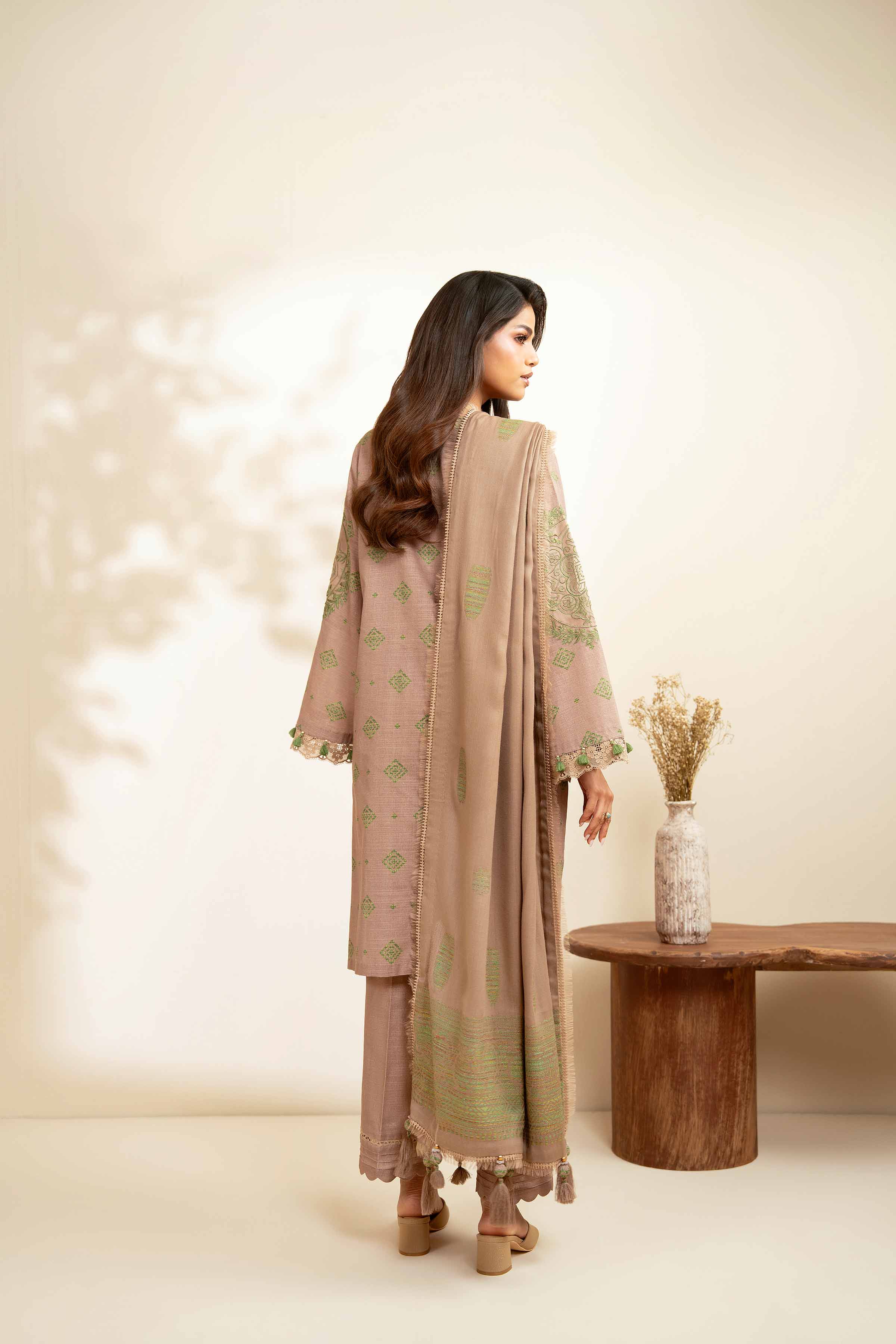 3 Piece - Printed Embroidered Suit - 42502519 for Women - Unstitched Collection | Nishat | Shop Online