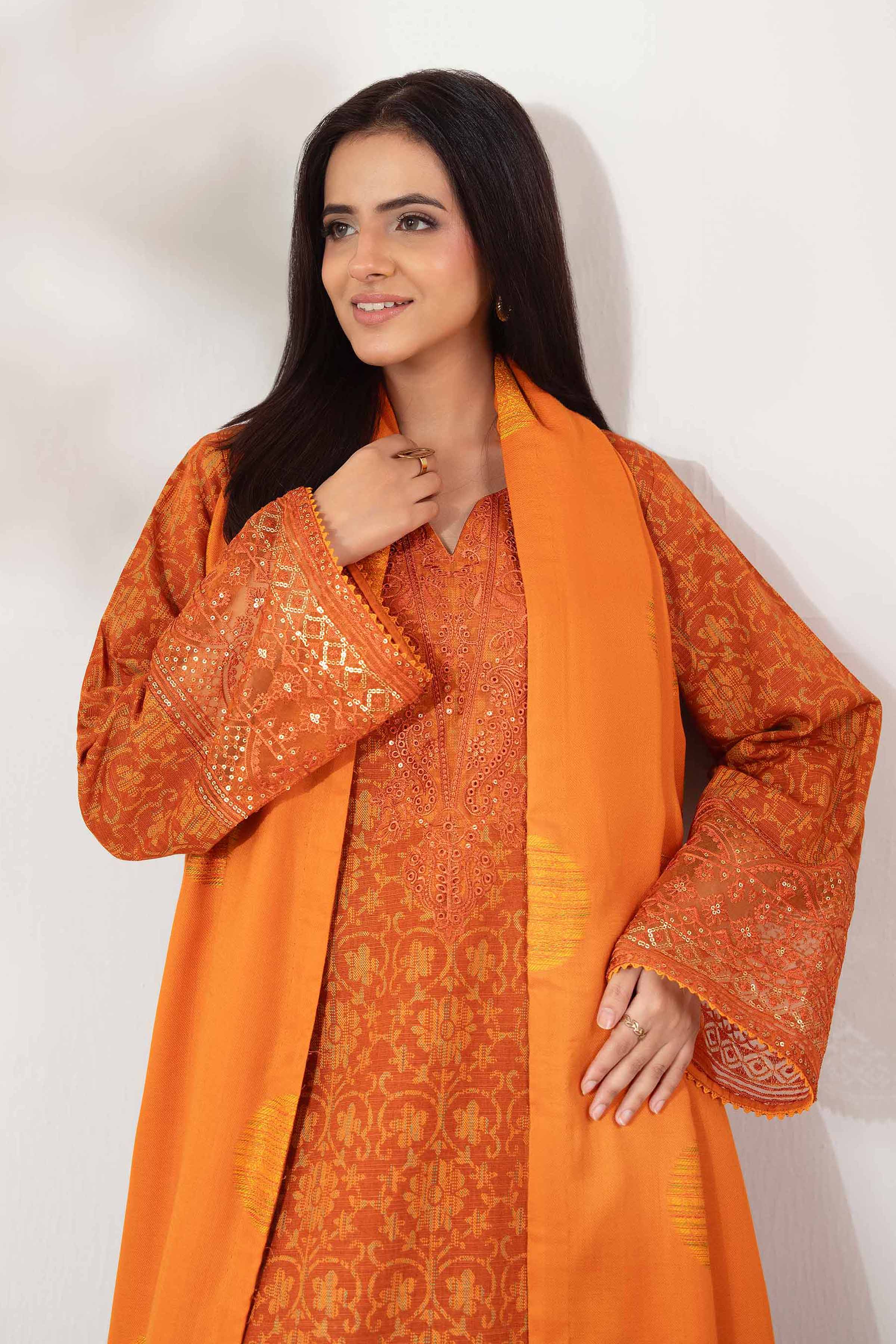 3 Piece - Printed Embroidered Suit - 42502521 for Women - Unstitched Collection | Nishat | Shop Online