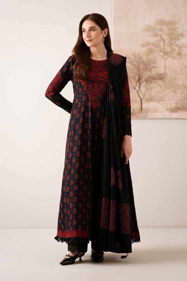 3 Piece - Printed Embroidered Suit - 42502523 for Women - Unstitched Collection | Nishat | Shop Online
