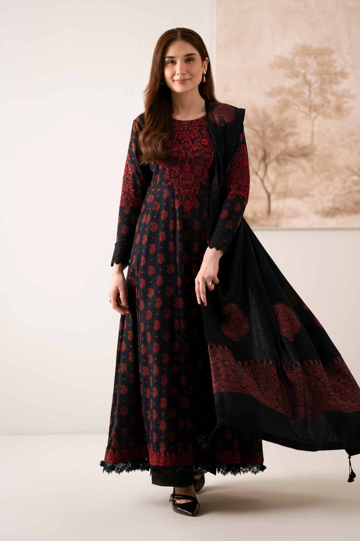 3 Piece - Printed Embroidered Suit - 42502523 for Women - Unstitched Collection | Nishat | Shop Online