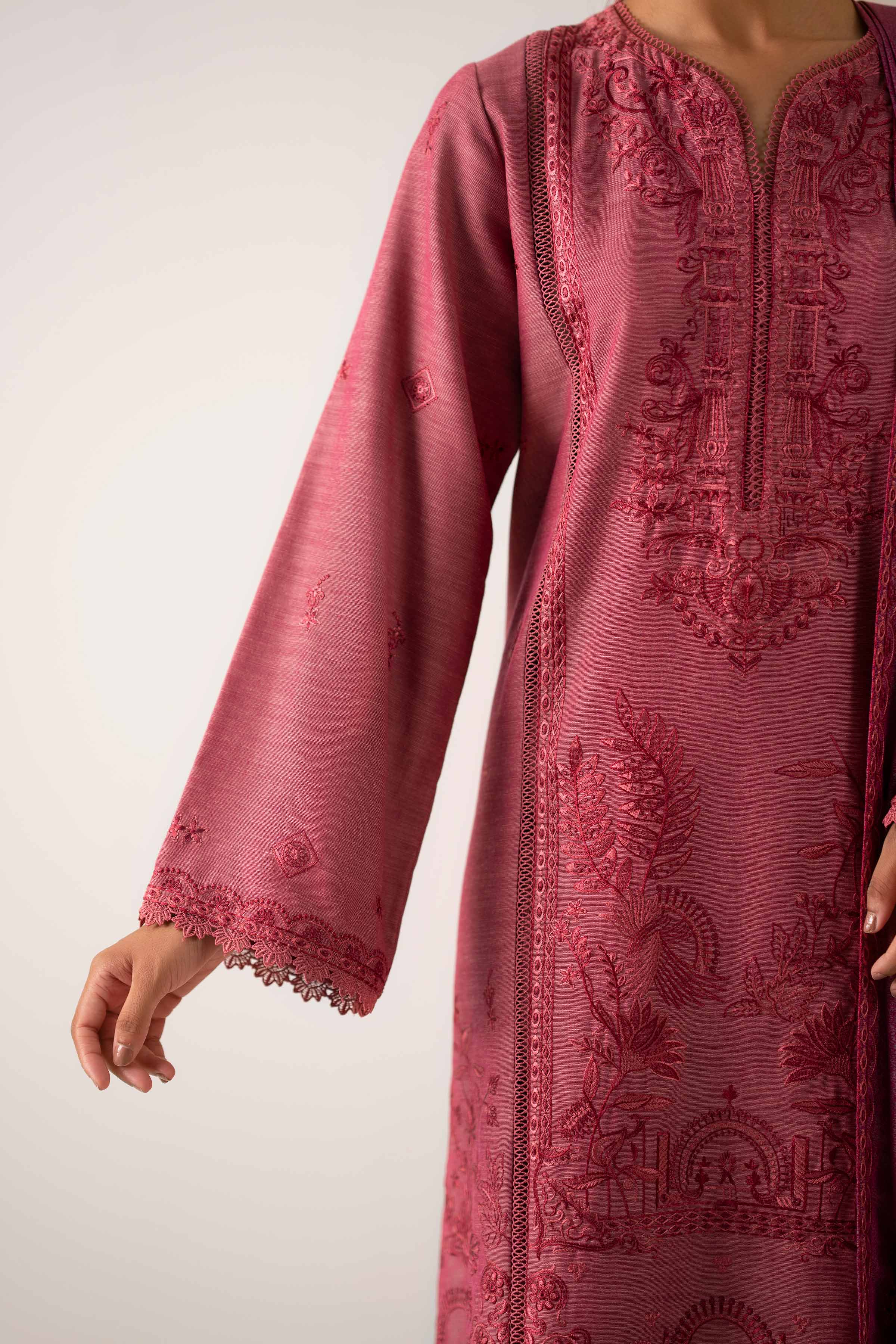 3 Piece - Embroidered Suit - 42502526 for Women - Unstitched Collection | Nishat | Shop Online