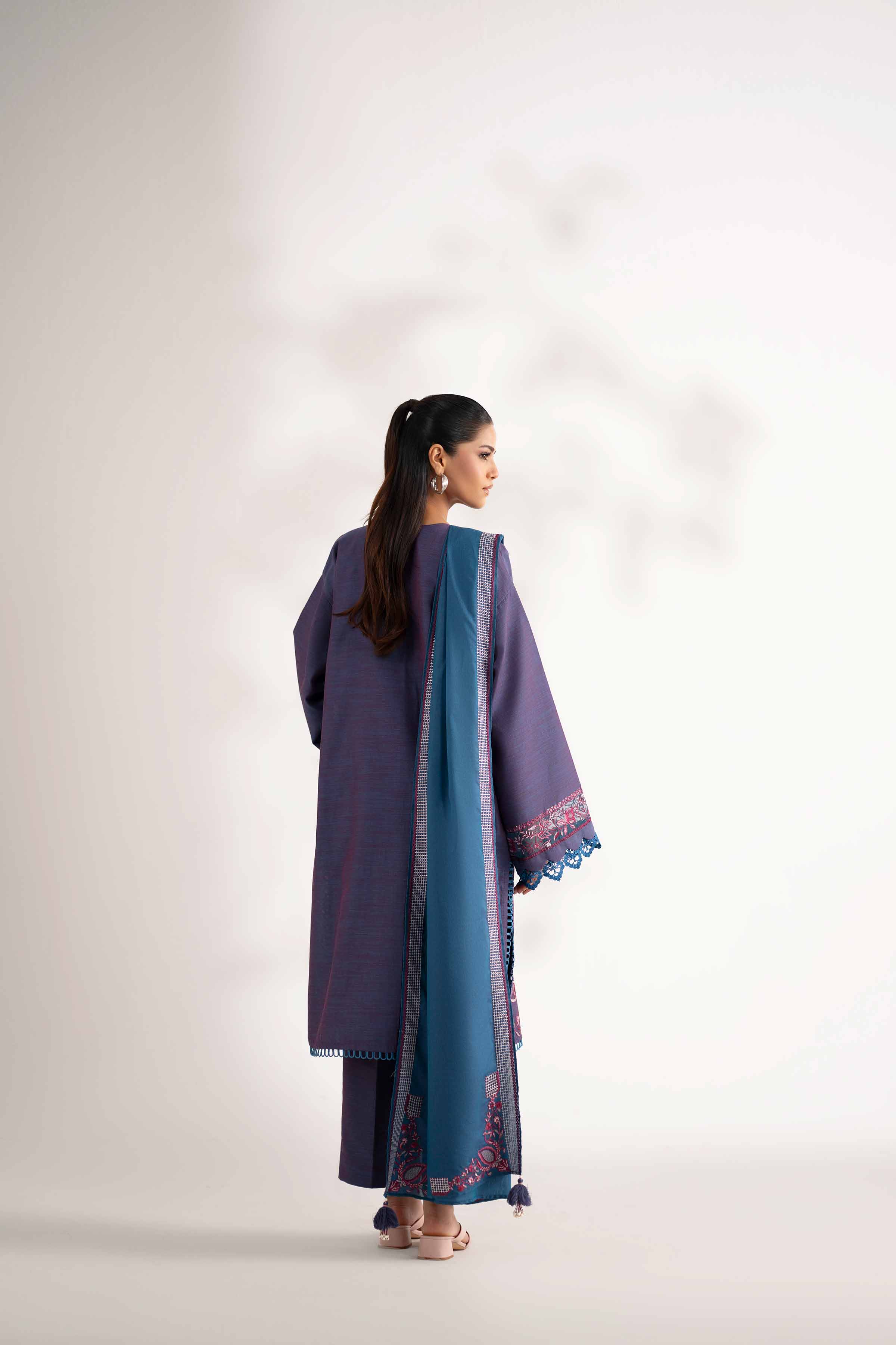 3 Piece - Embroidered Suit - 42502527 for Women - Unstitched Collection | Nishat | Shop Online