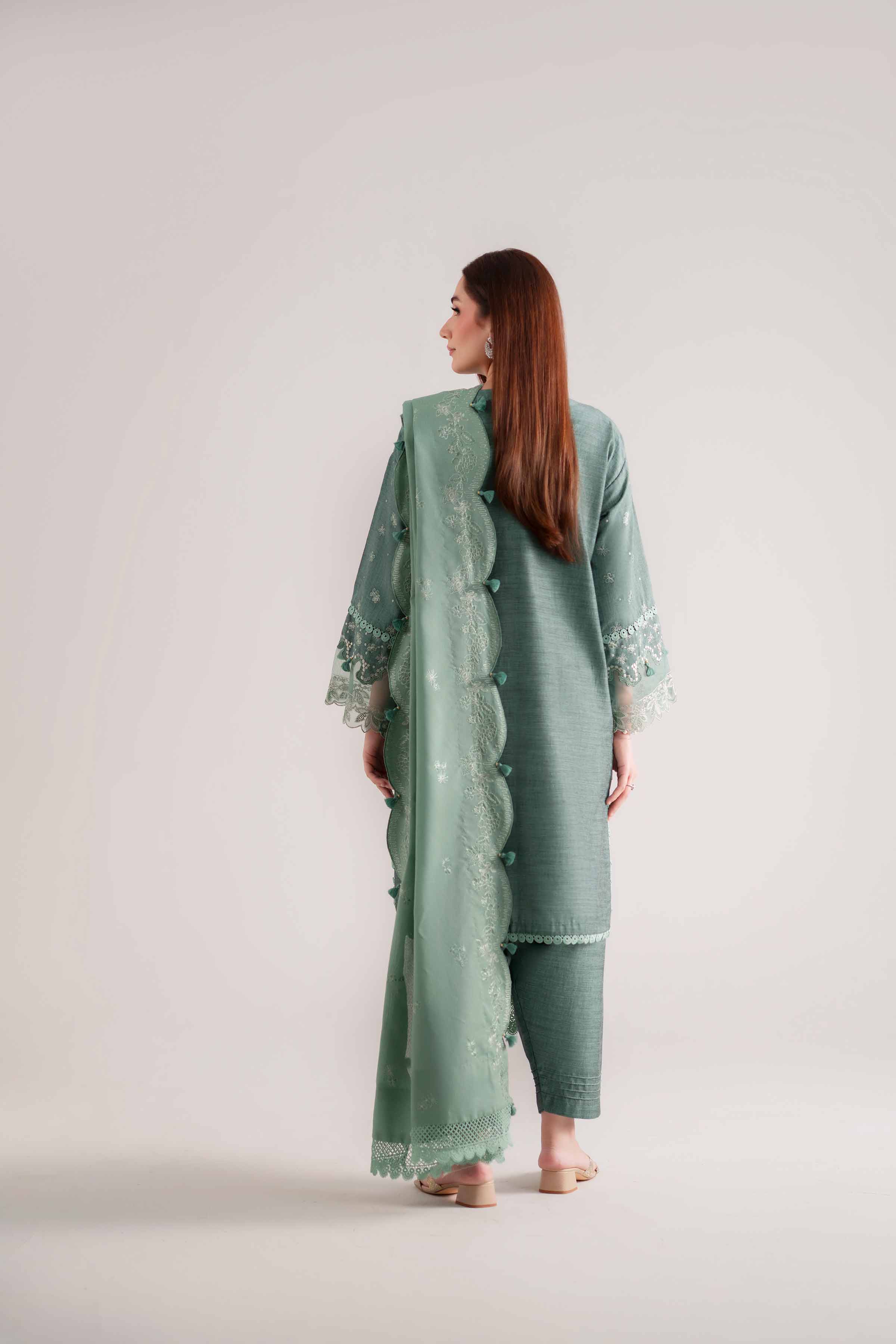 3 Piece - Embroidered Suit - 42502530 for Women - Unstitched Collection | Nishat | Shop Online