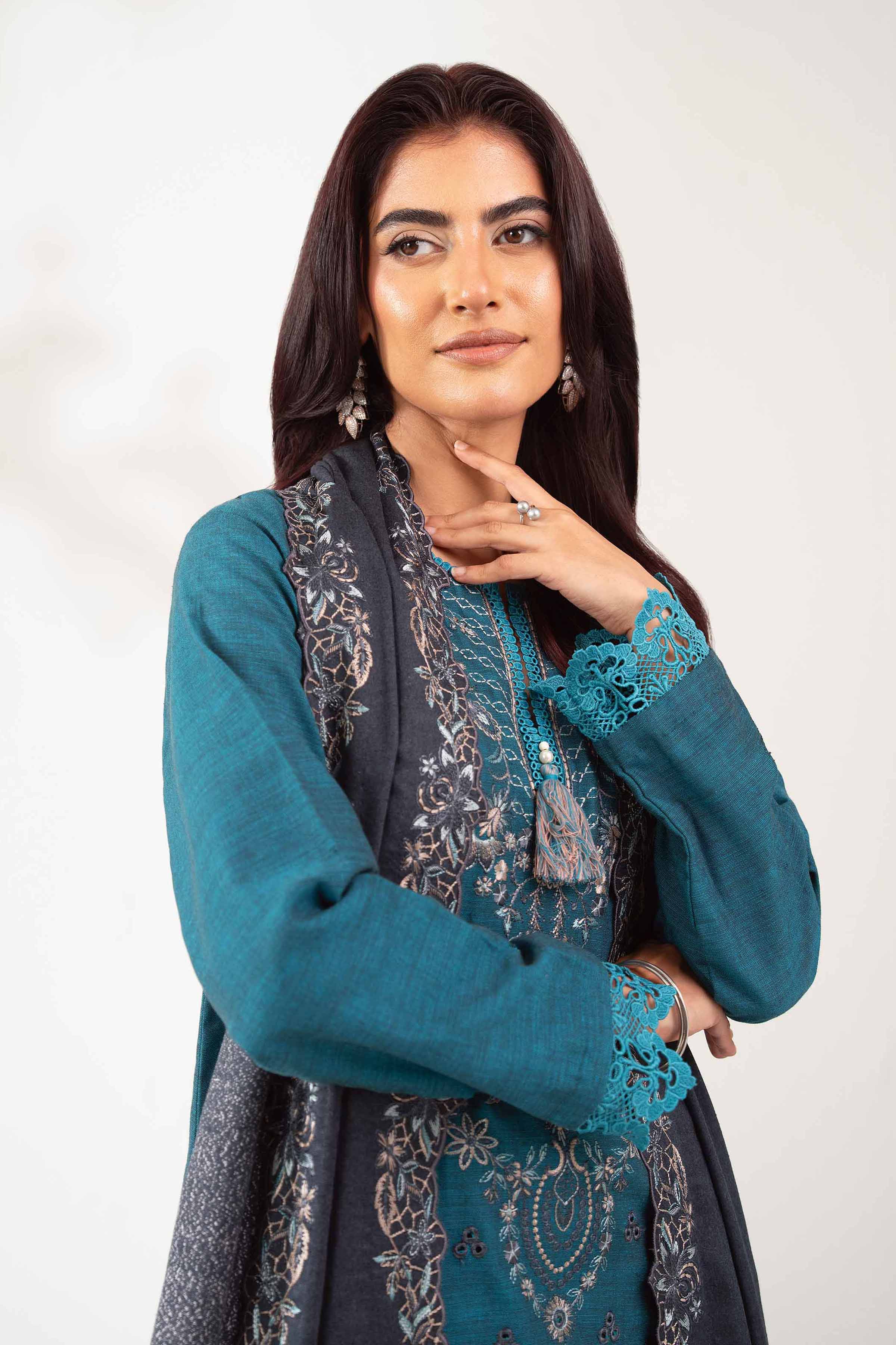 3 Piece - Embroidered Suit - 42502532 for Women - Unstitched Collection | Nishat | Shop Online