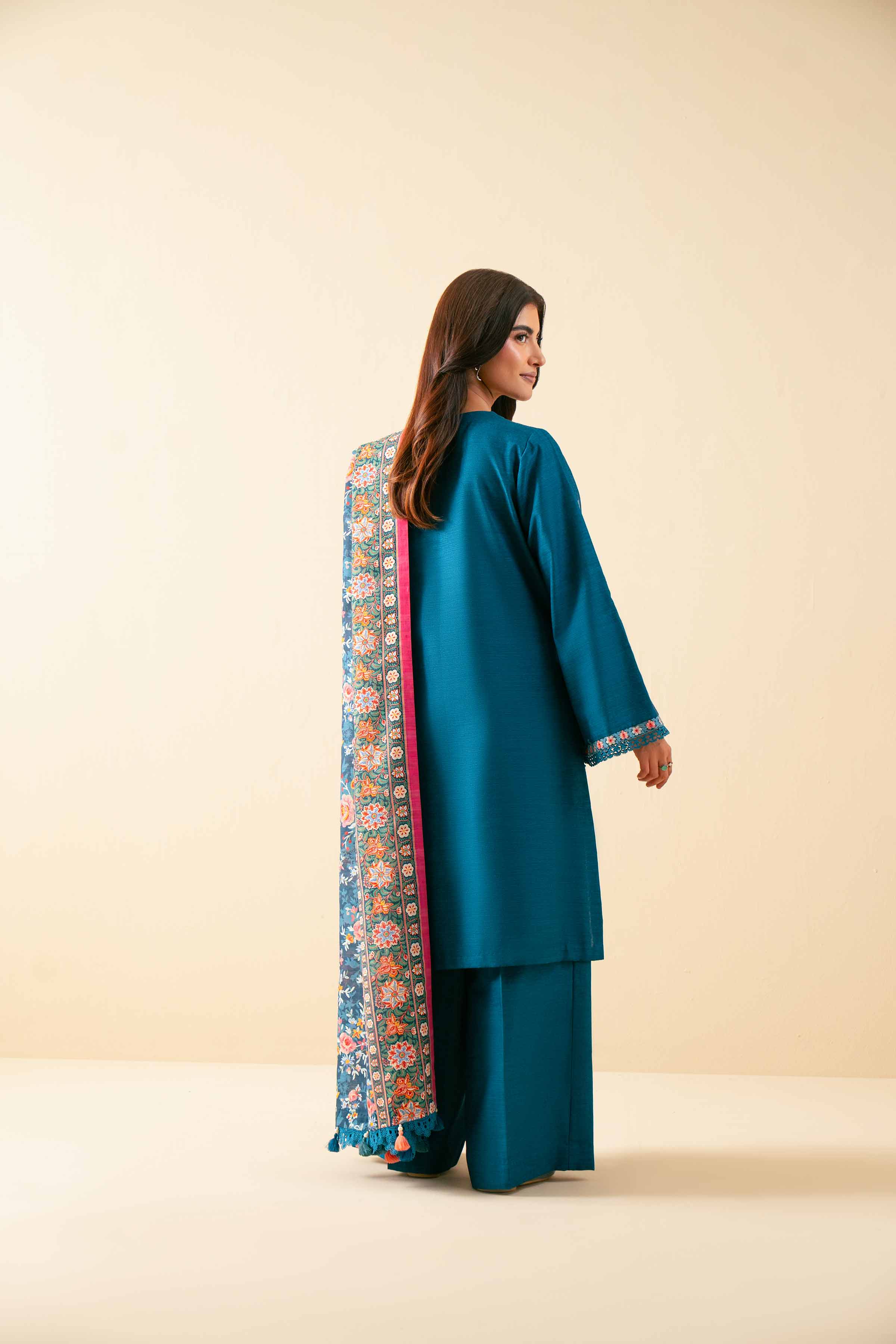 3 Piece - Printed Embroidered Suit - 42502535 for Women - Unstitched Collection | Nishat | Shop Online