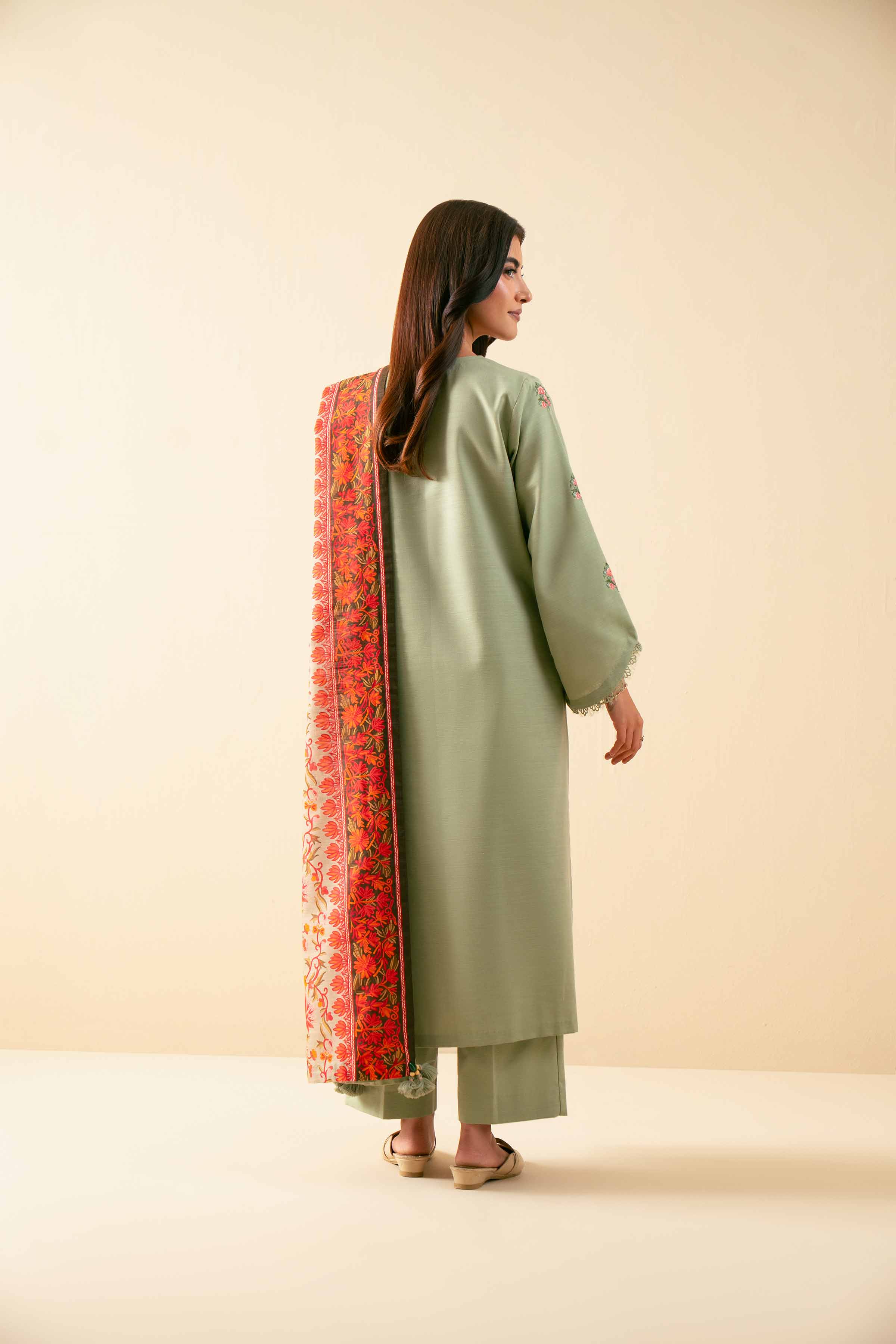 3 Piece - Printed Embroidered Suit - 42502541 for Women - Unstitched Collection | Nishat | Shop Online