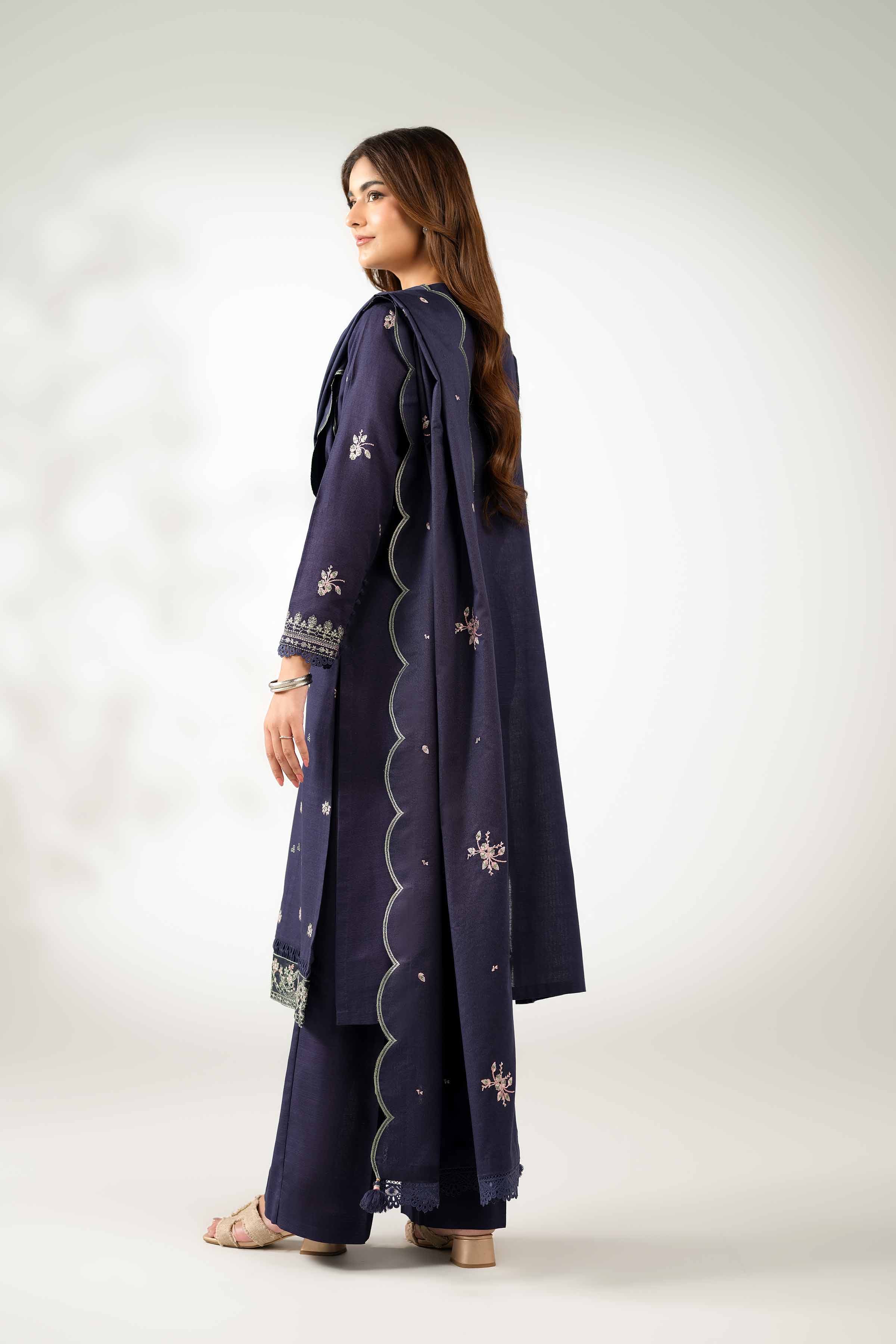 3 Piece - Embroidered Suit - 42502566 for Women - Unstitched Collection | Nishat | Shop Online