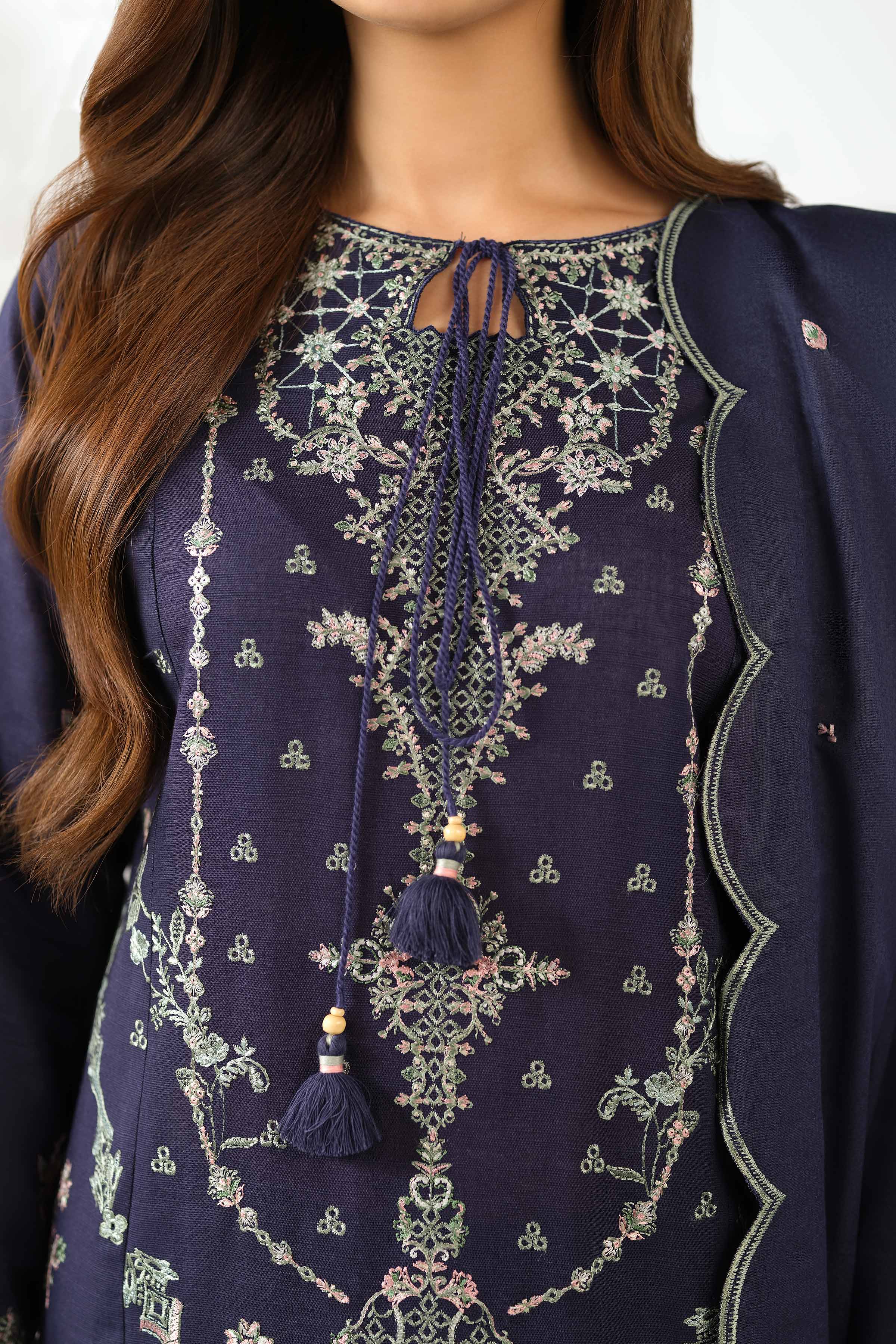 3 Piece - Embroidered Suit - 42502566 for Women - Unstitched Collection | Nishat | Shop Online