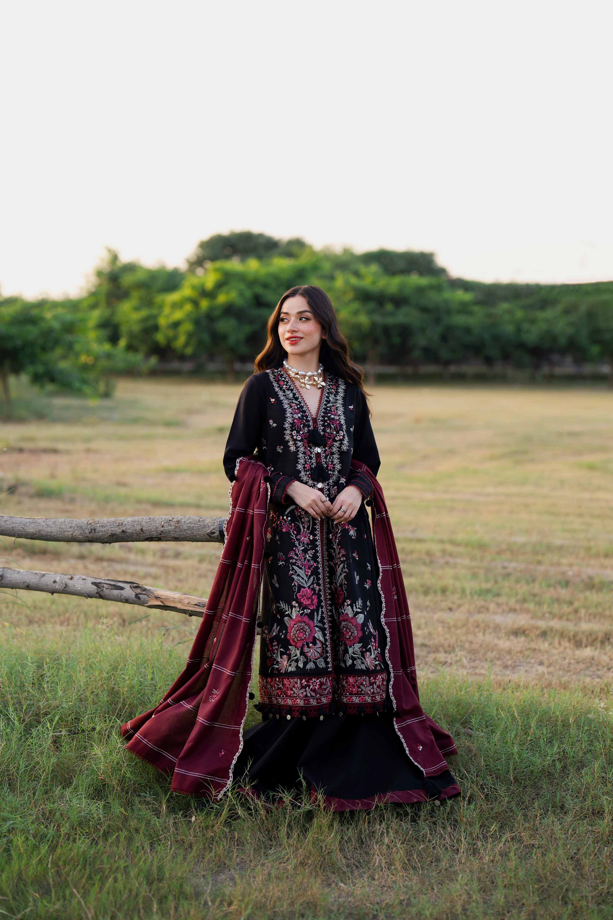 3 Piece - Embroidered Suit - 42502570 for Women - Unstitched Collection | Nishat | Shop Online
