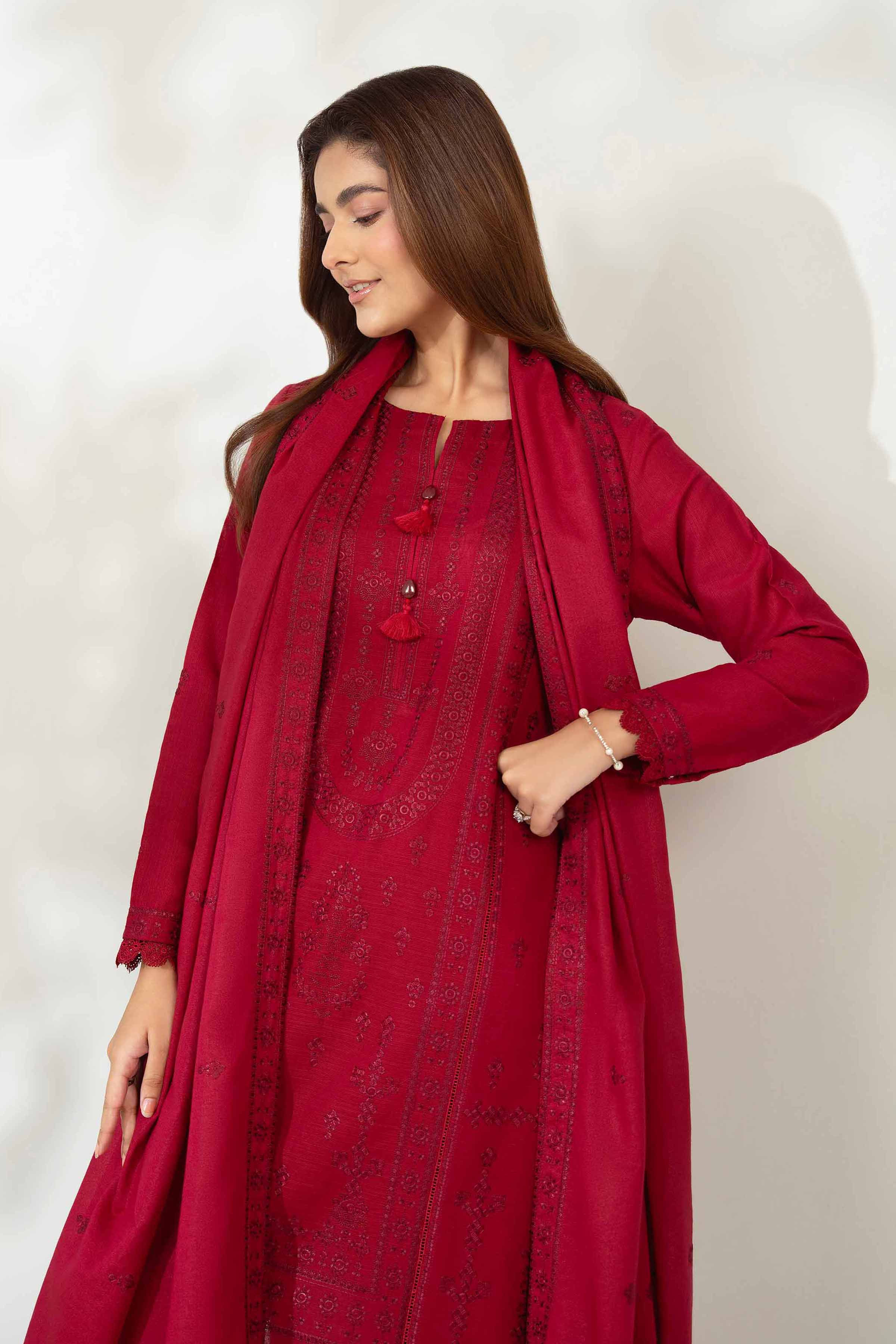 3 Piece - Embroidered Suit - 42502572 for Women - Unstitched Collection | Nishat | Shop Online