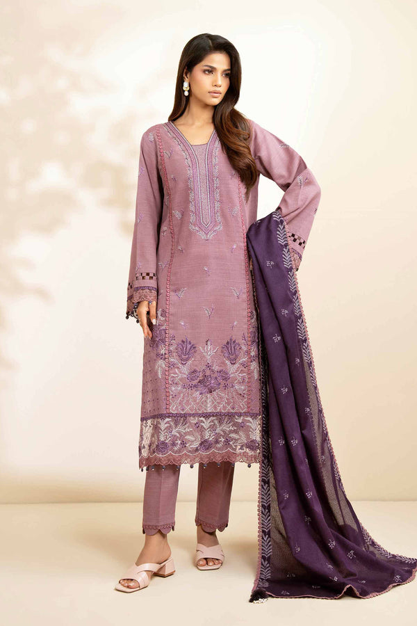 3 Piece - Embroidered Suit - 42502573 for Women - Unstitched Collection | Nishat | Shop Online