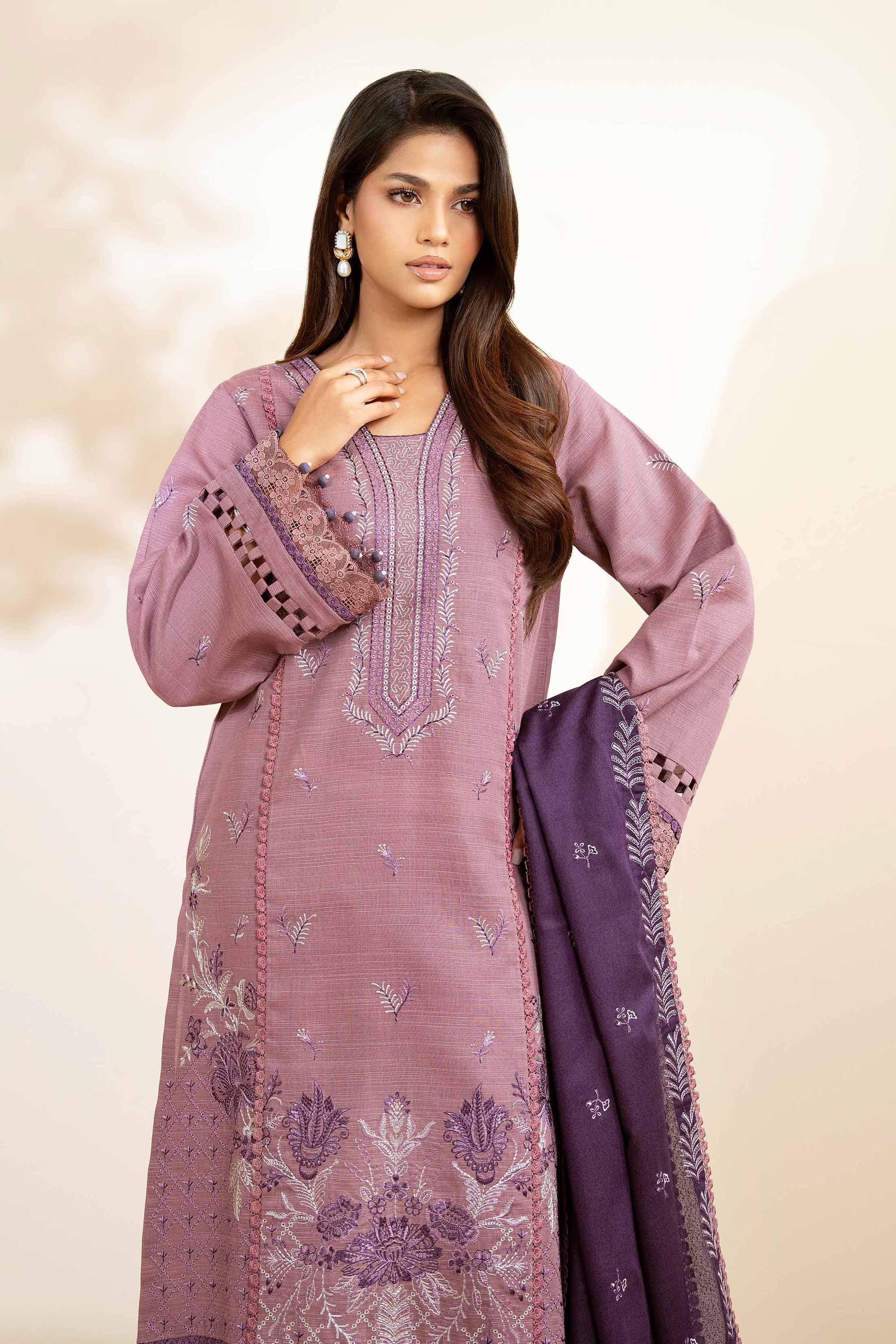 3 Piece - Embroidered Suit - 42502573 for Women - Unstitched Collection | Nishat | Shop Online