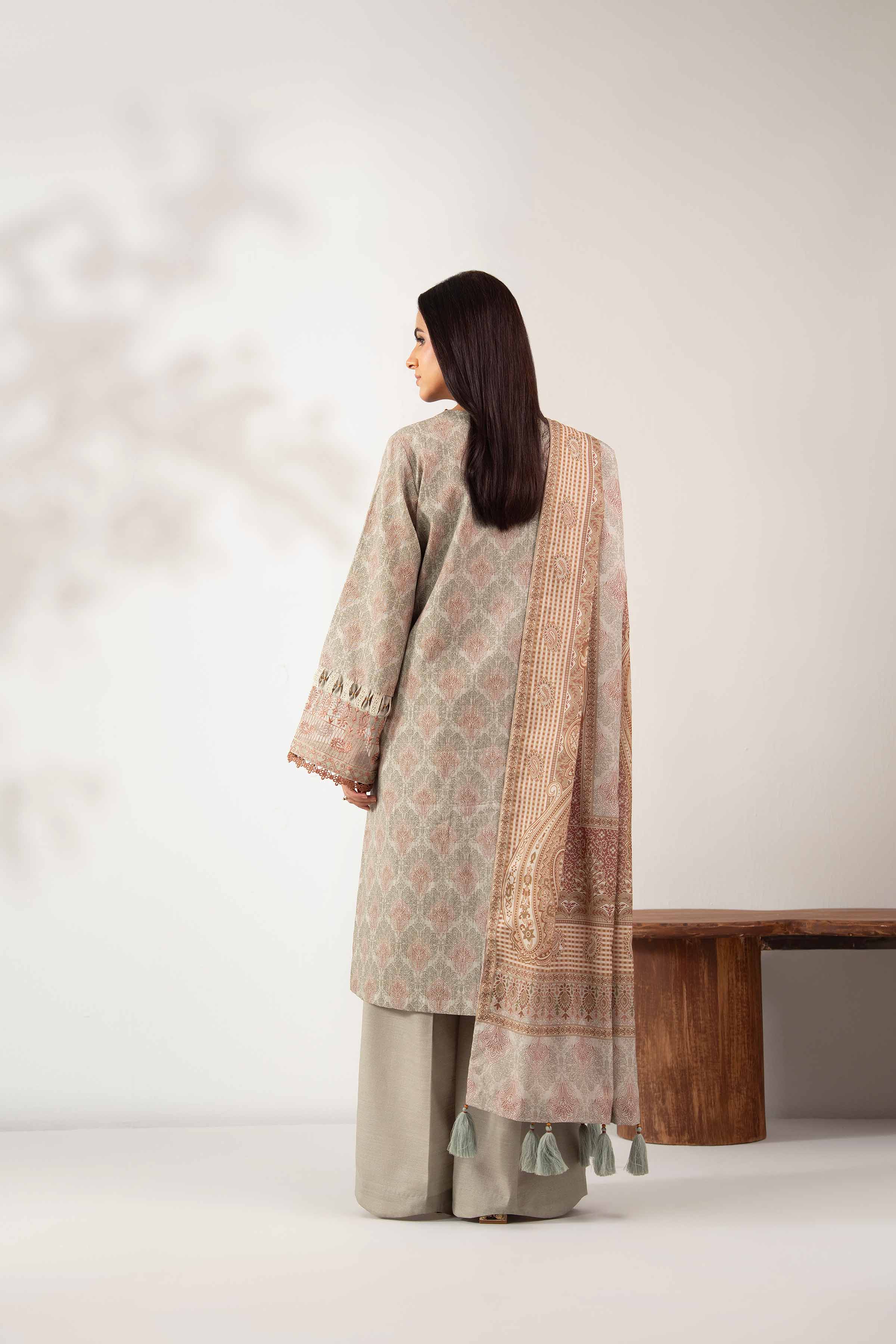 3 Piece - Digital Printed Embroidered Suit - 42502574 for Women - Unstitched Collection | Nishat | Shop Online