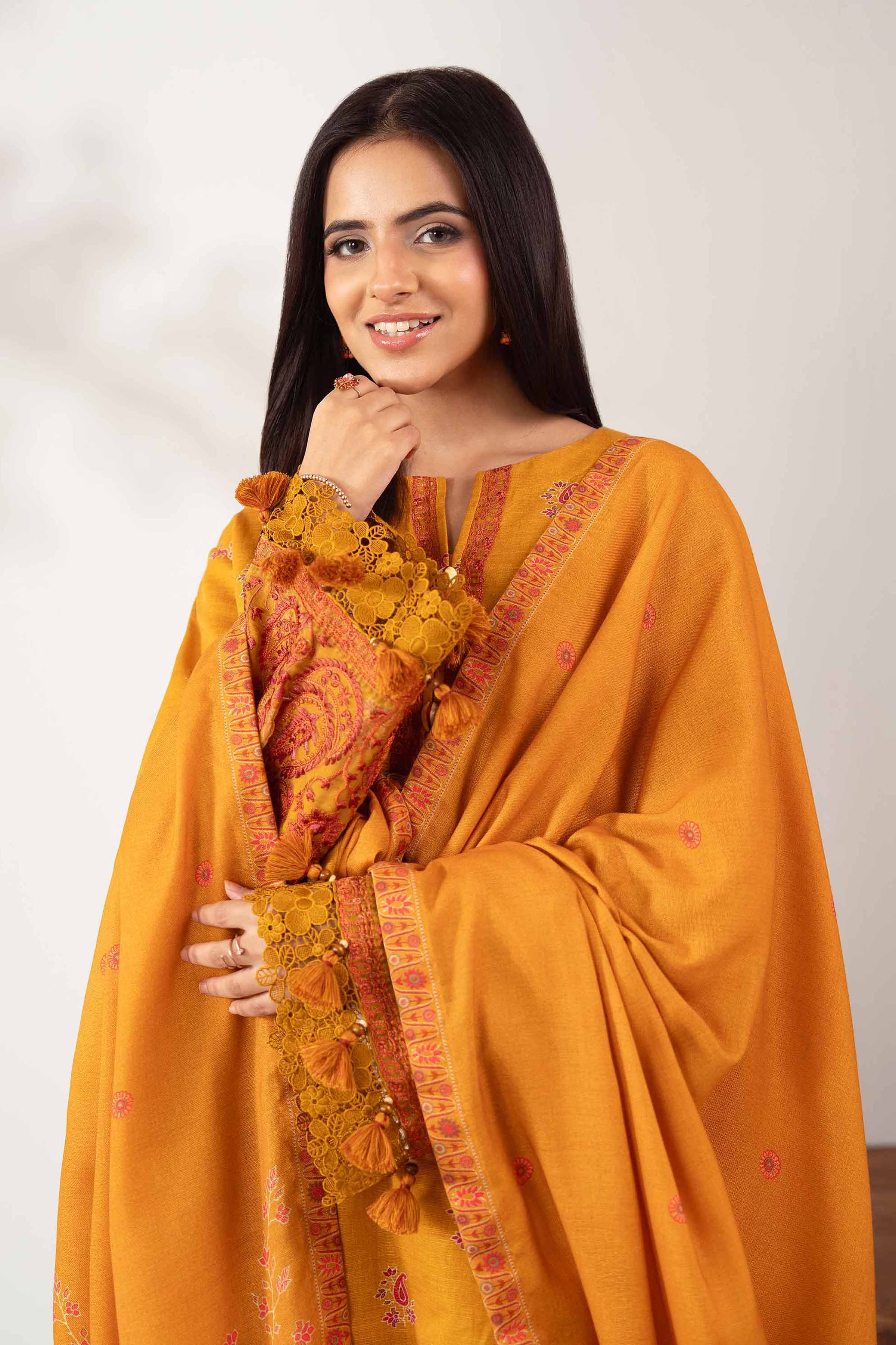 3 Piece - Digital Printed Embroidered Suit - 42502576 for Women - Unstitched Collection | Nishat | Shop Online
