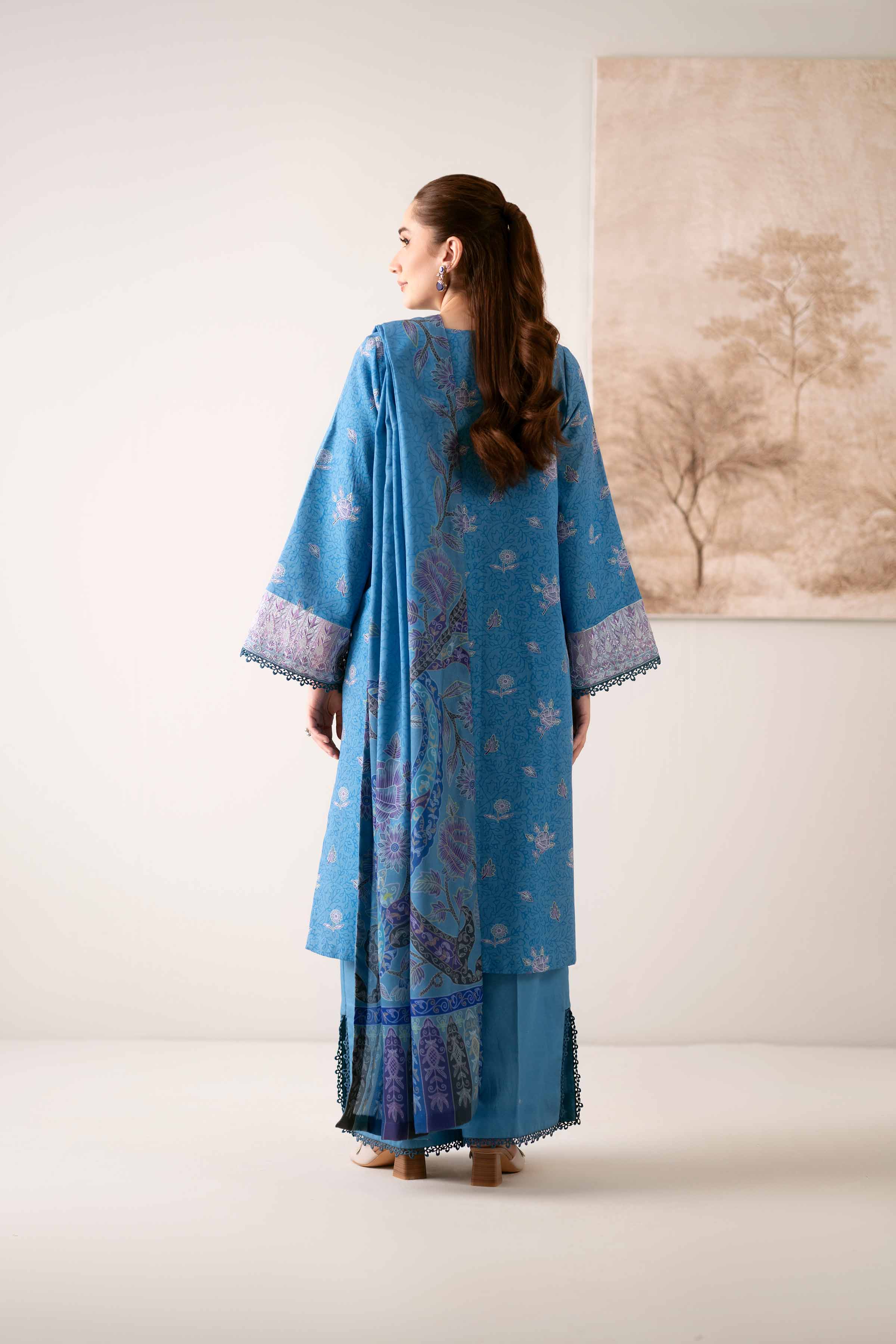 3 Piece - Digital Printed Embroidered Suit - 42502577 for Women - Unstitched Collection | Nishat | Shop Online