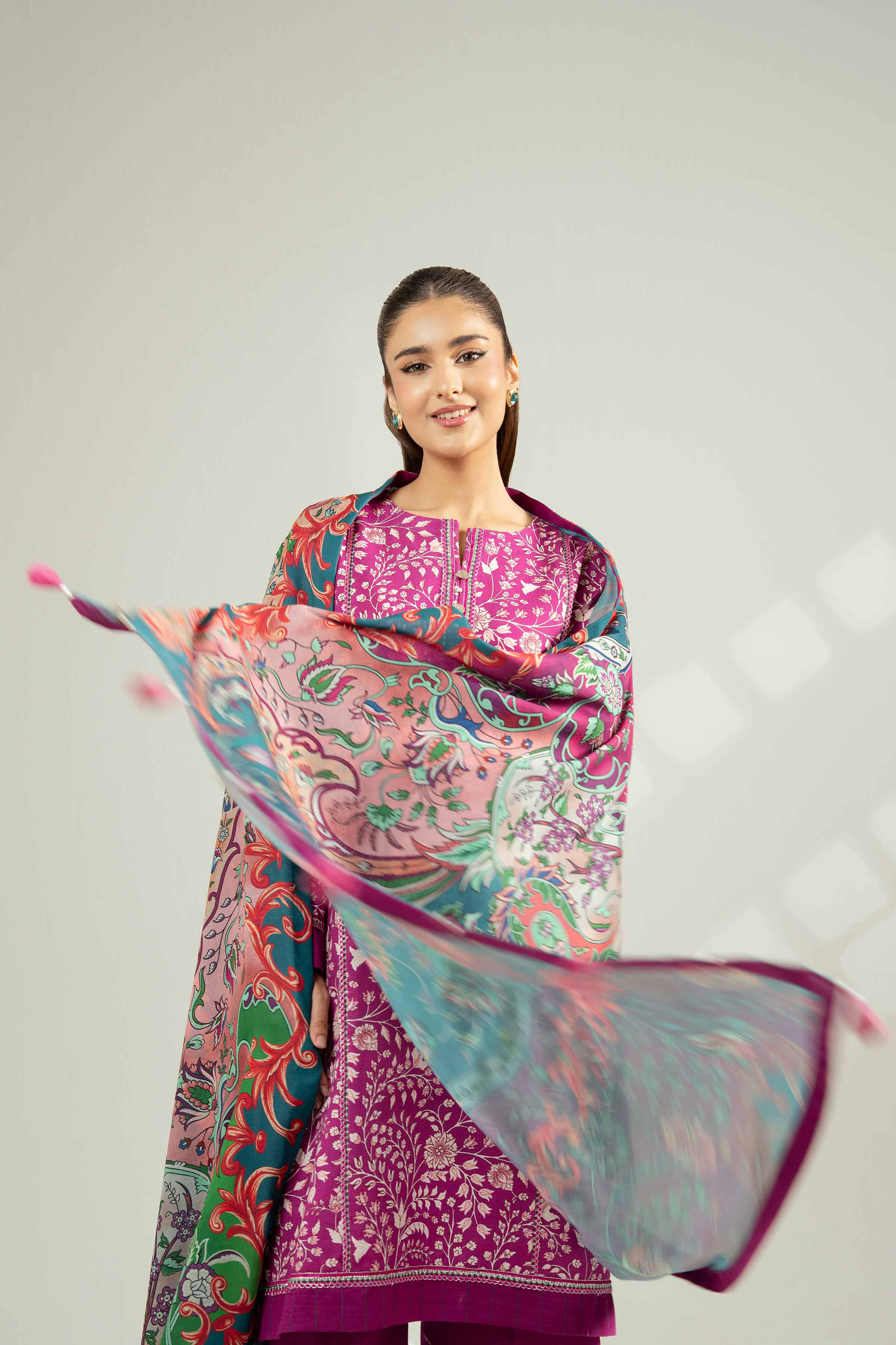 3 Piece - Digital Printed Suit - 42502585 for Women - Unstitched Collection | Nishat | Shop Online