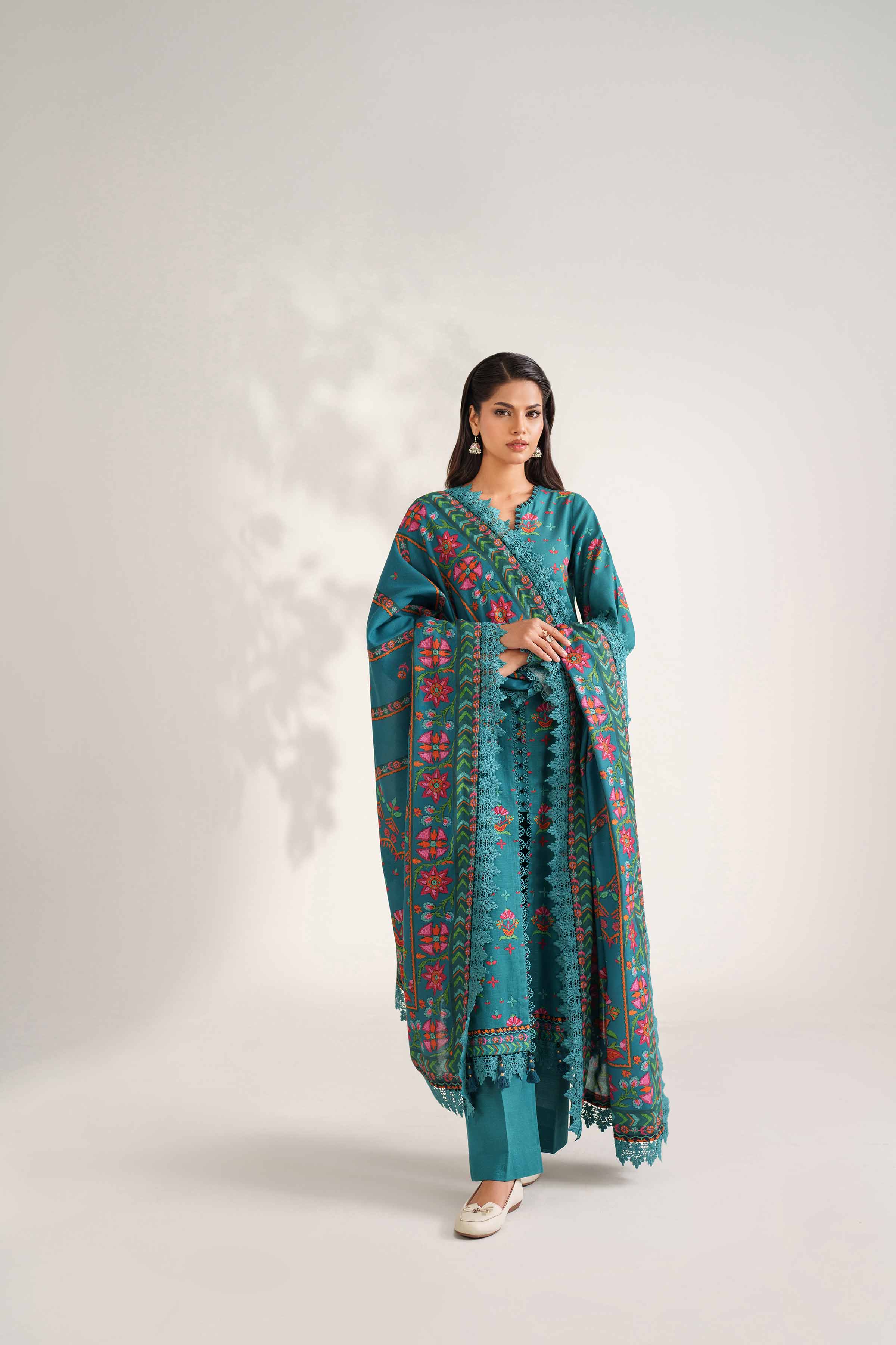 3 Piece - Digital Printed Suit - 42502586 for Women - Unstitched Collection | Nishat | Shop Online