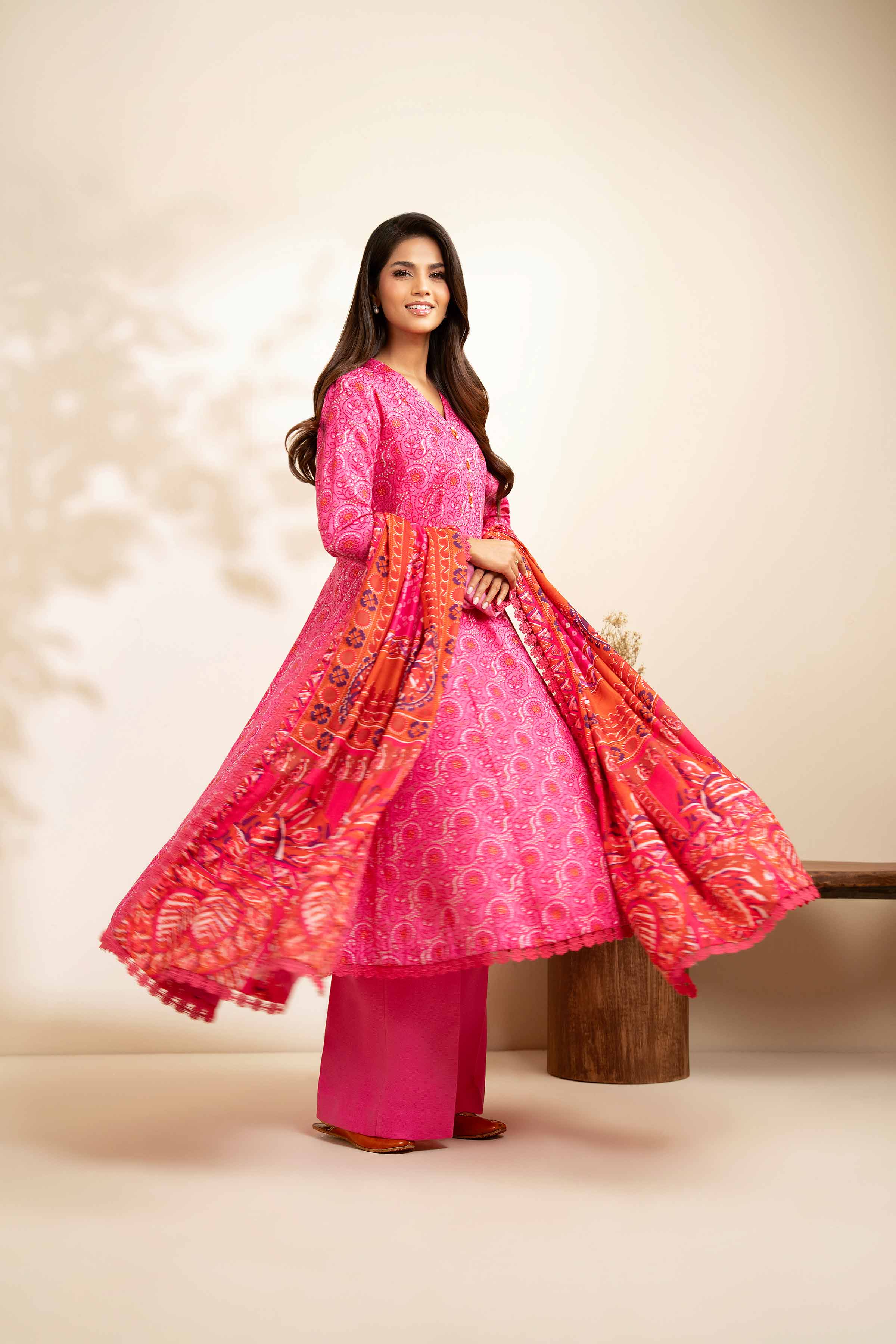 3 Piece - Digital Printed Suit - 42502587 for Women - Unstitched Collection | Nishat | Shop Online