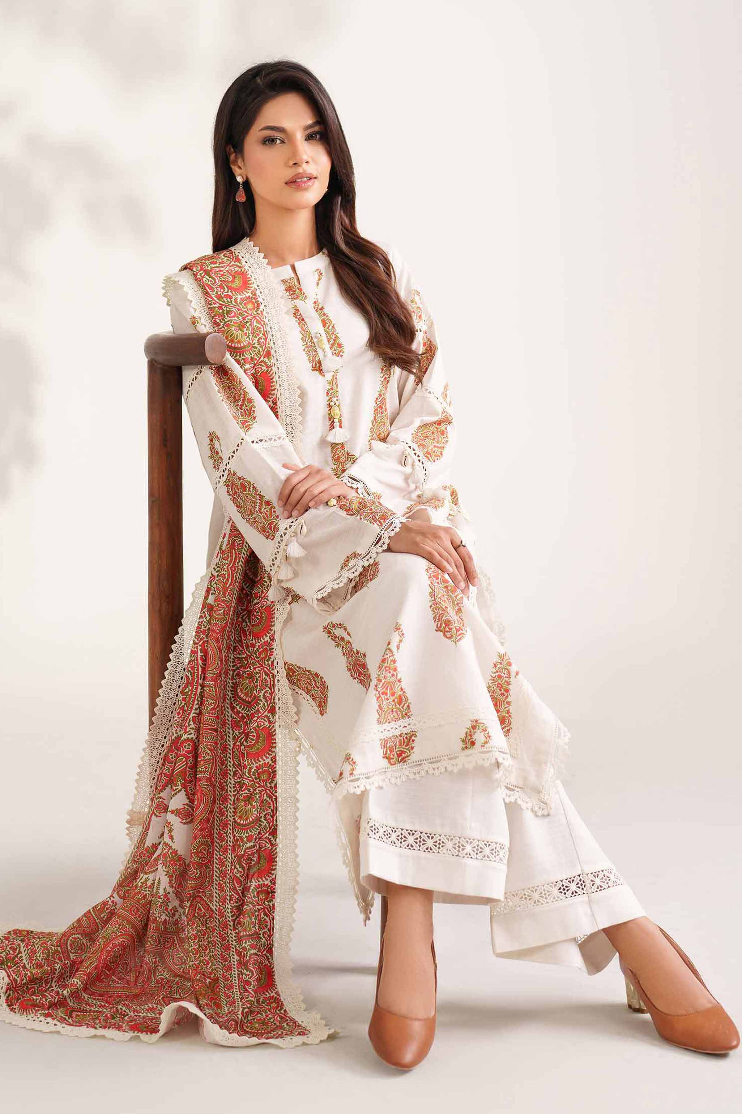 3 Piece - Digital Printed Suit - 42502591 for Women - Unstitched Collection | Nishat | Shop Online