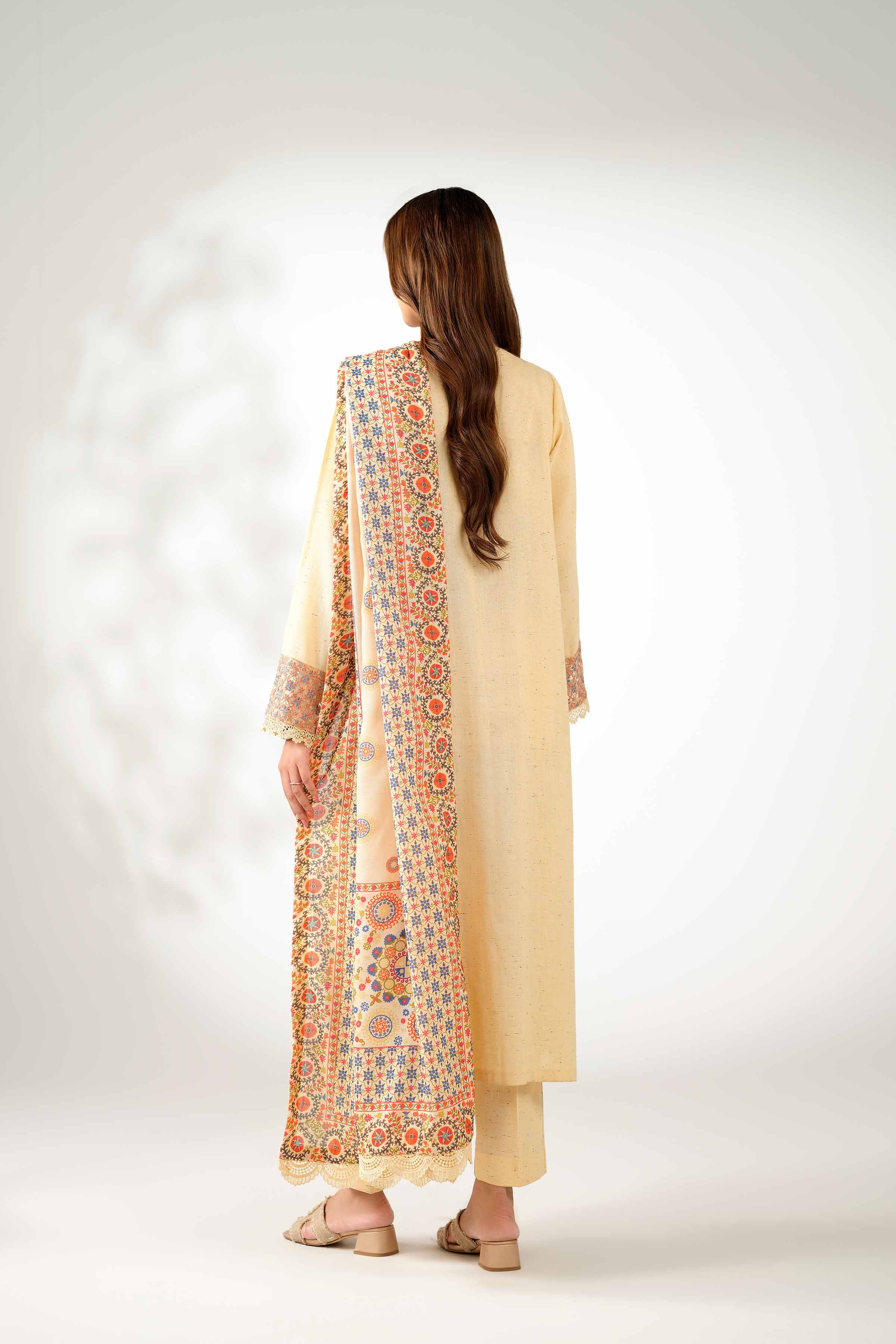 3 Piece - Digital Printed Embroidered Suit - 42502594 for Women - Unstitched Collection | Nishat | Shop Online