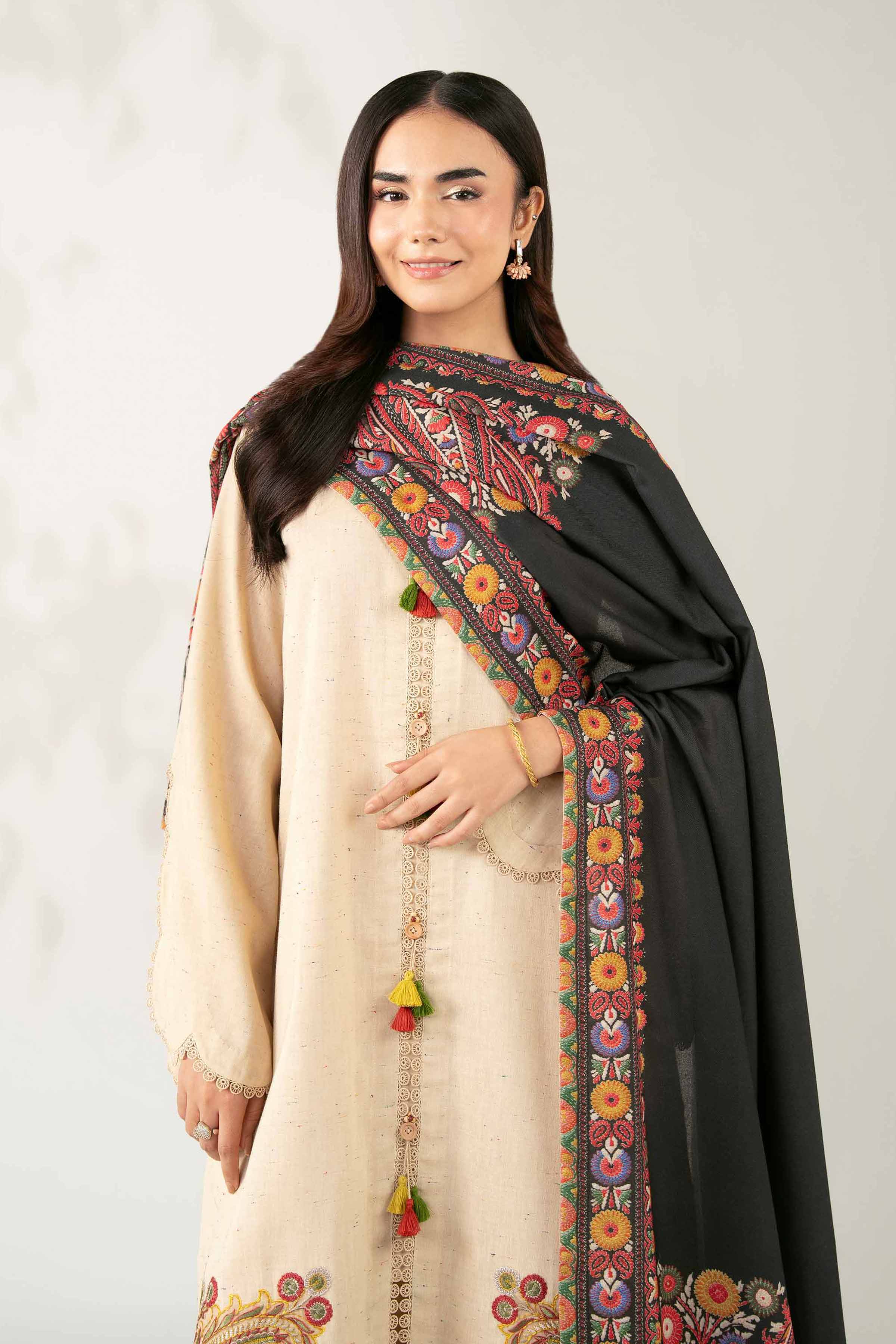 3 Piece - Digital Printed Embroidered Suit - 42502602 for Women - Unstitched Collection | Nishat | Shop Online