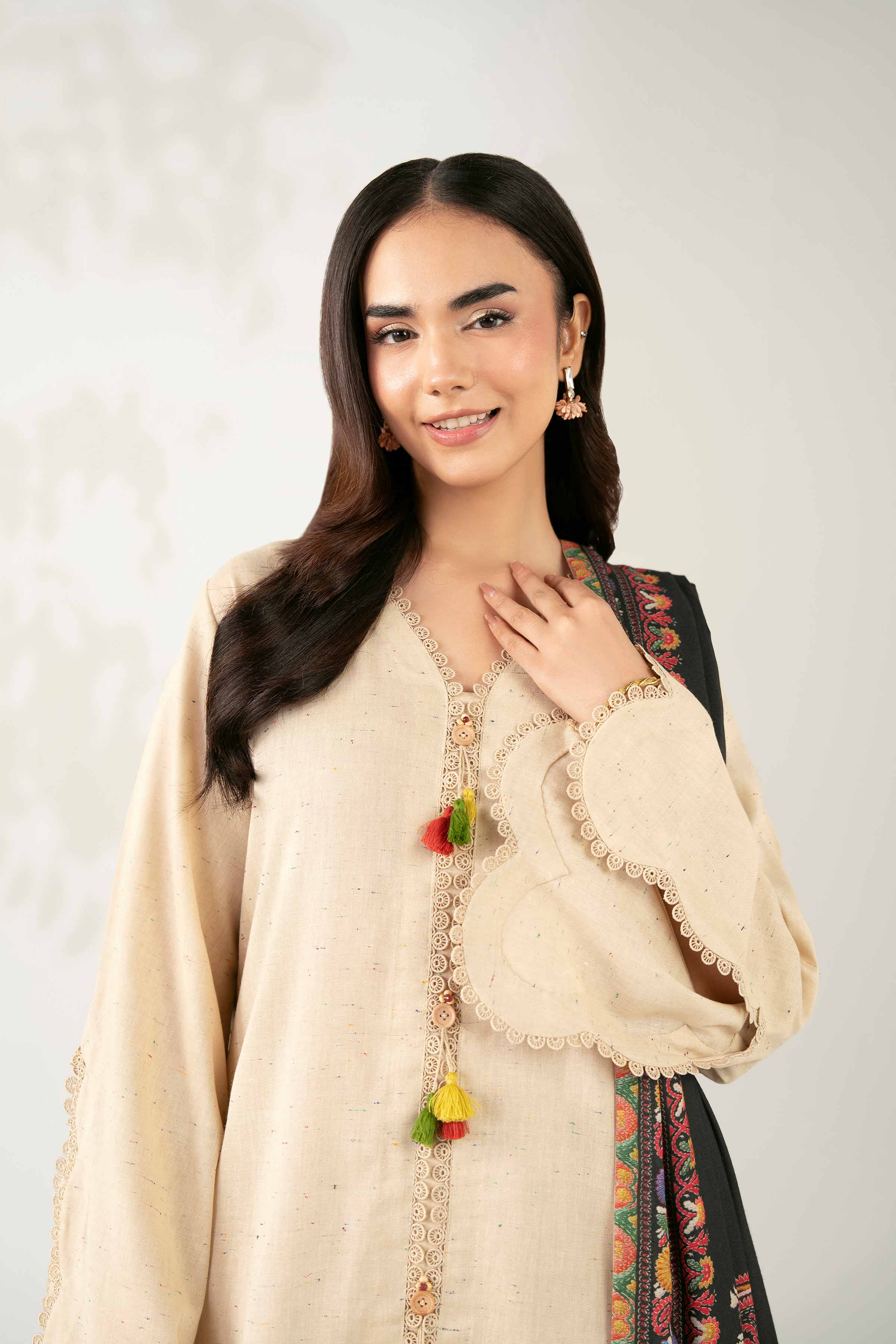 3 Piece - Digital Printed Embroidered Suit - 42502602 for Women - Unstitched Collection | Nishat | Shop Online