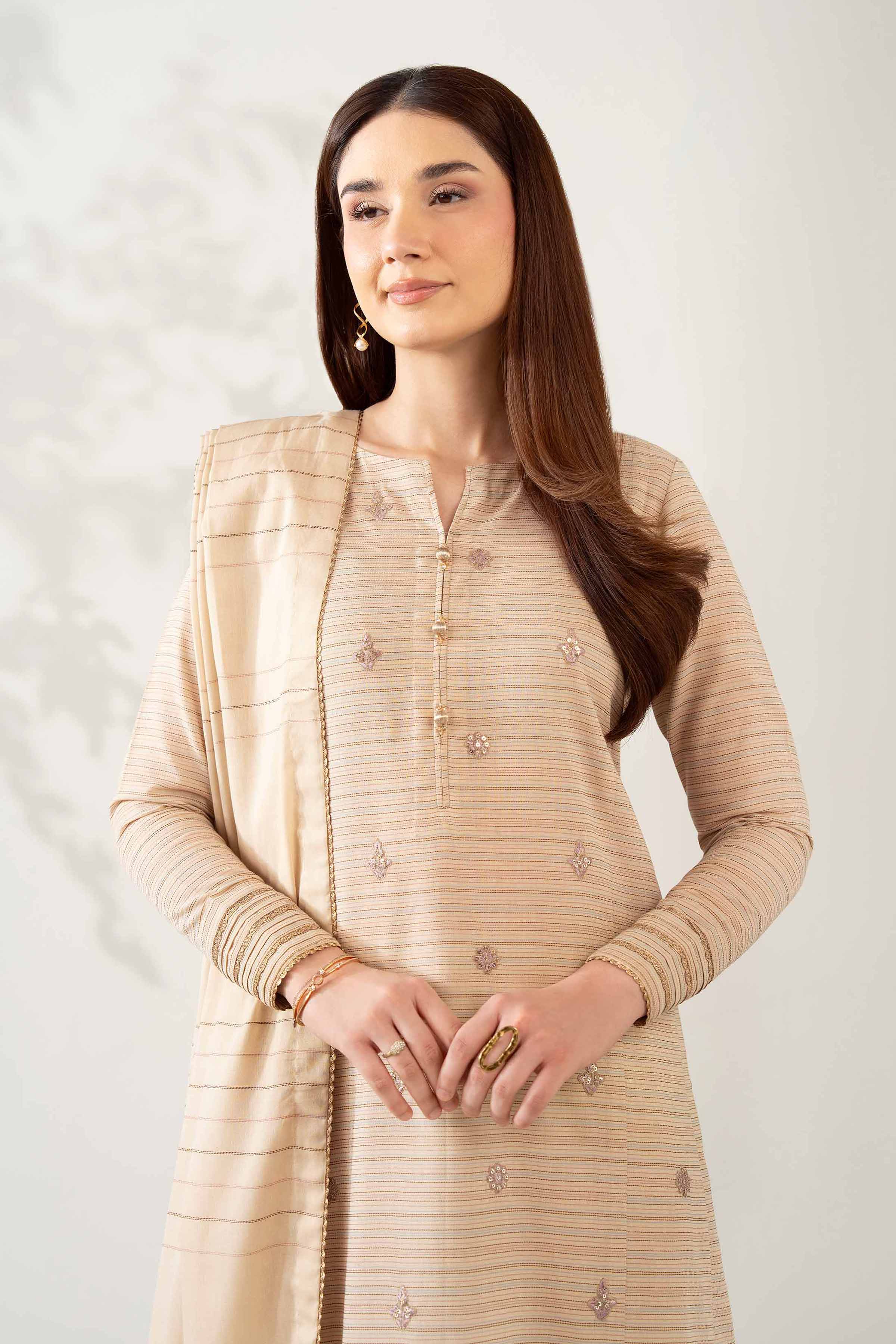 3 Piece - Embroidered Suit - 42502606 for Women - Unstitched Collection | Nishat | Shop Online