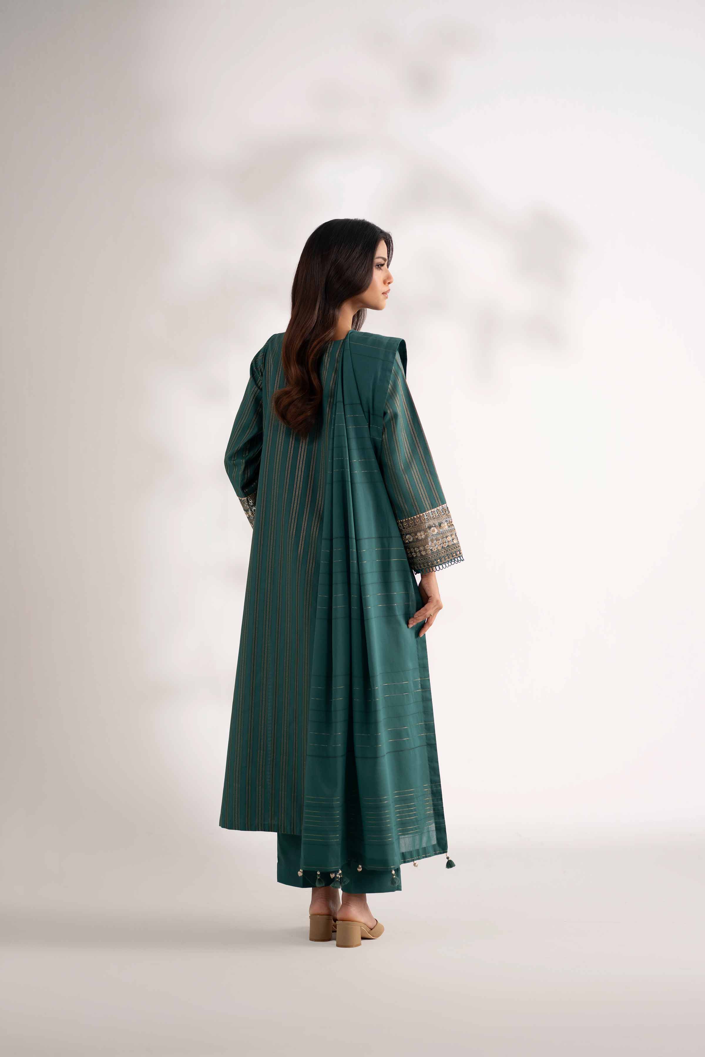 3 Piece - Embroidered Suit - 42502607 for Women - Unstitched Collection | Nishat | Shop Online