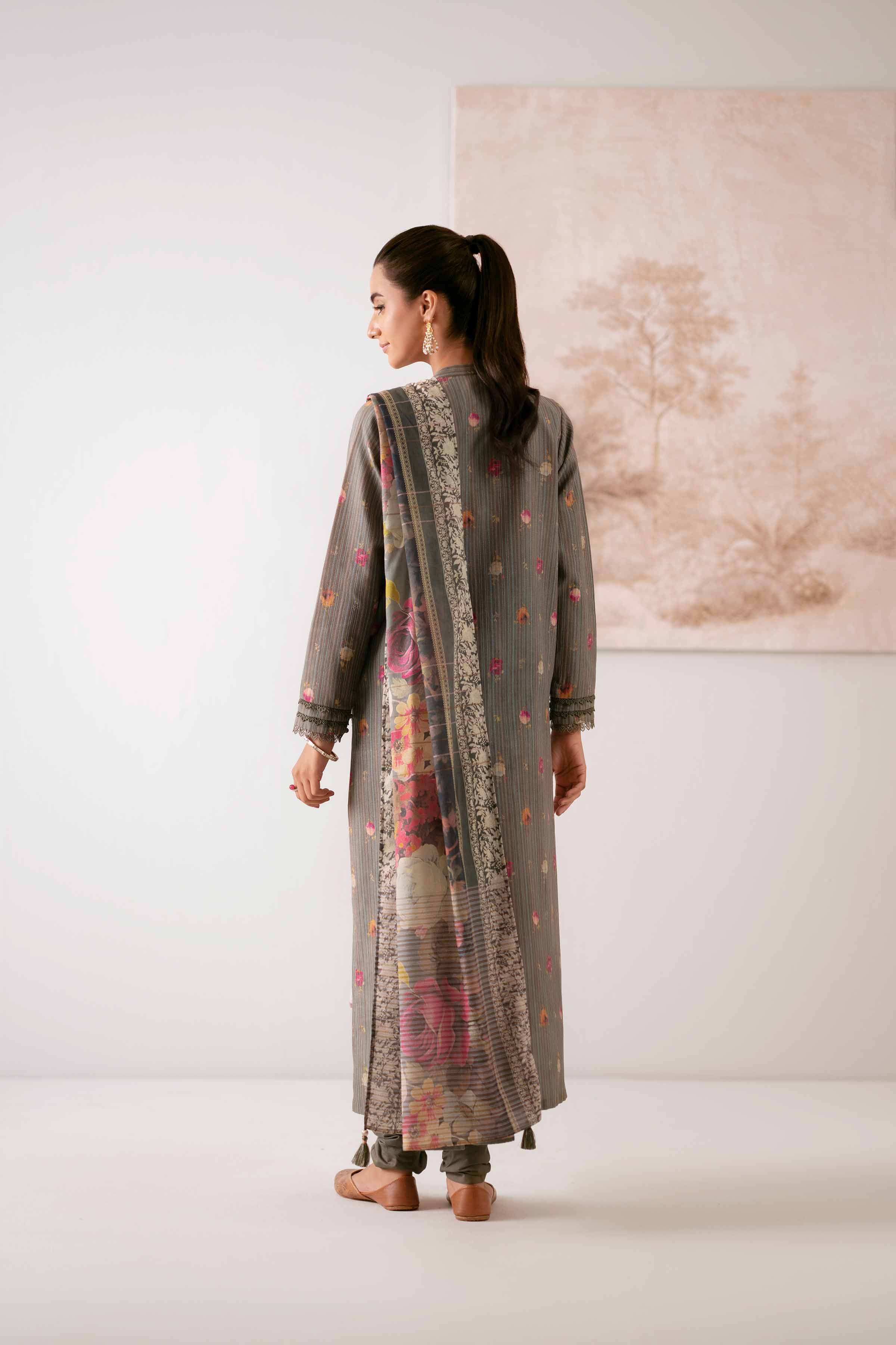 3 Piece - Digital Printed Embroidered Suit - 42502611 for Women - Unstitched Collection | Nishat | Shop Online